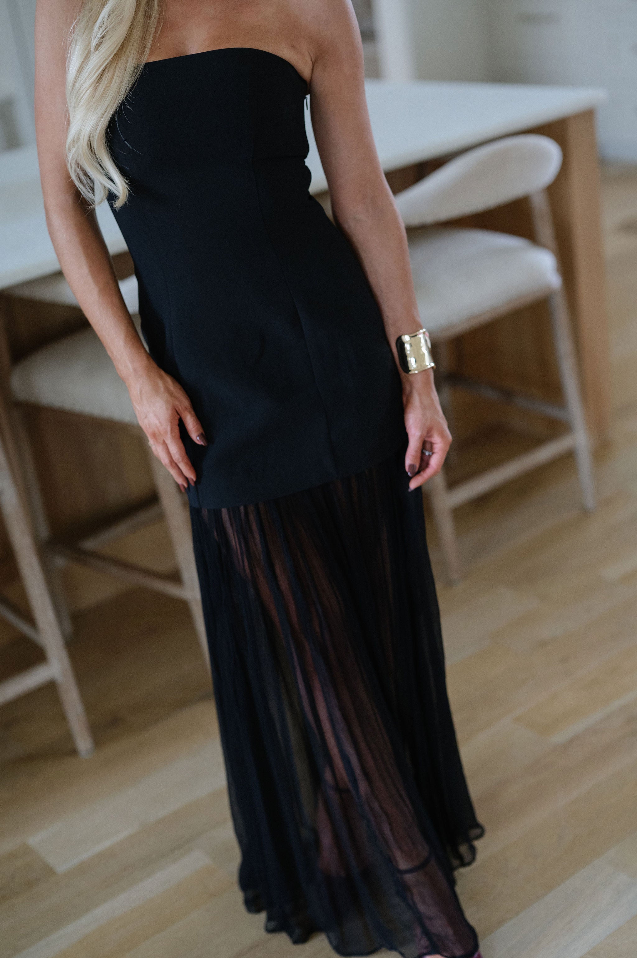 Leah Maxi Dress-Black