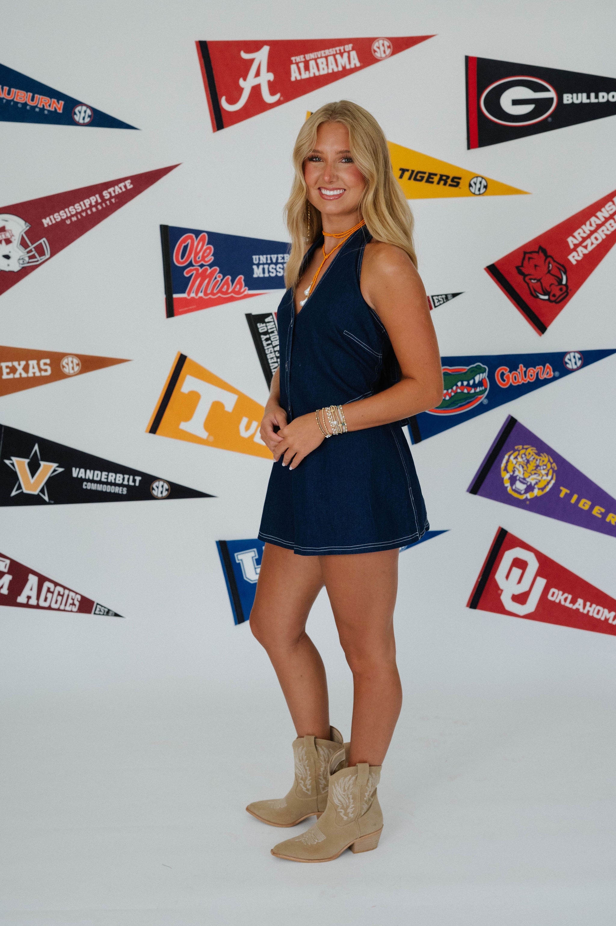 Remi Dark Denim Romper