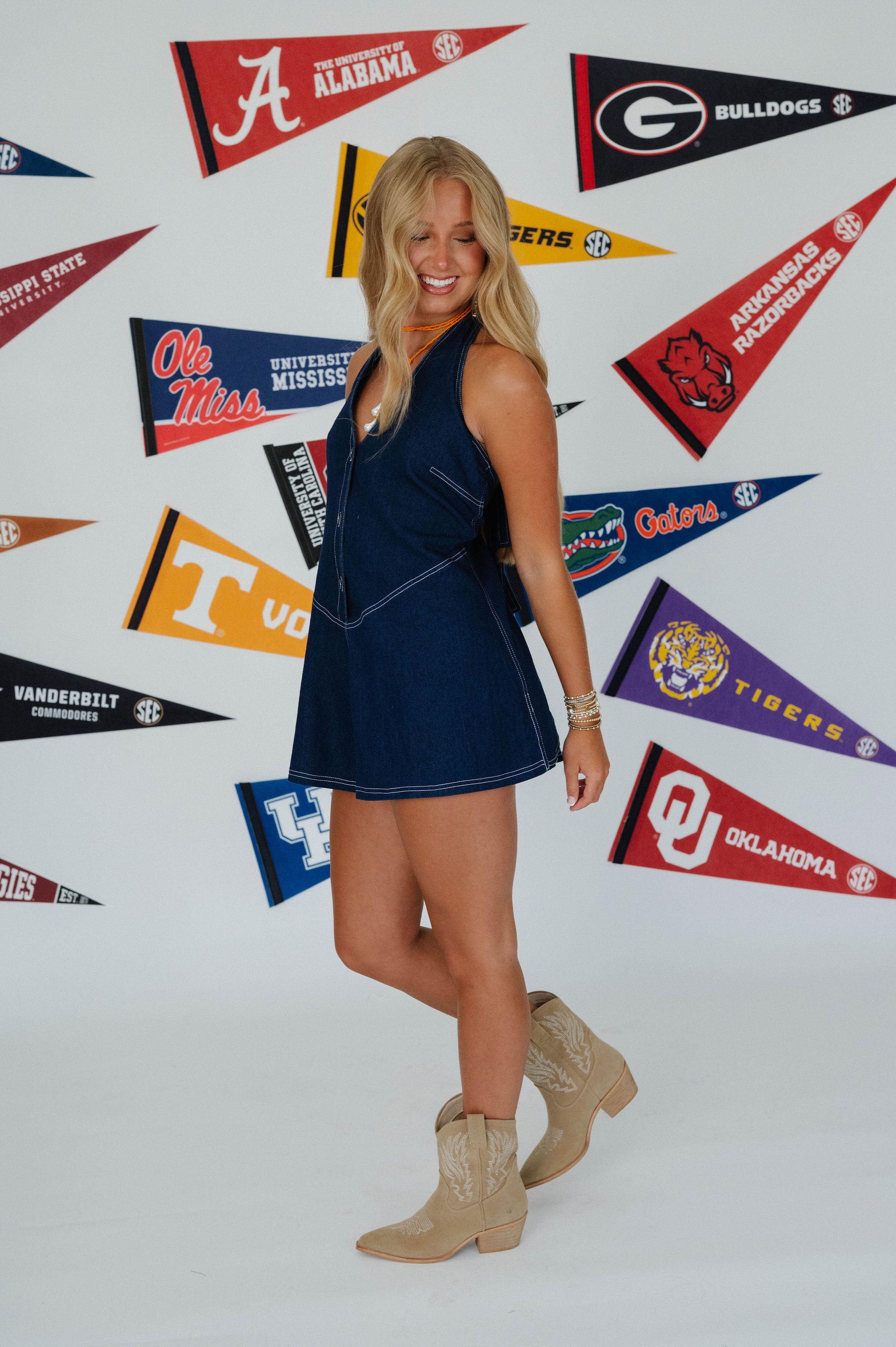 Remi Dark Denim Romper
