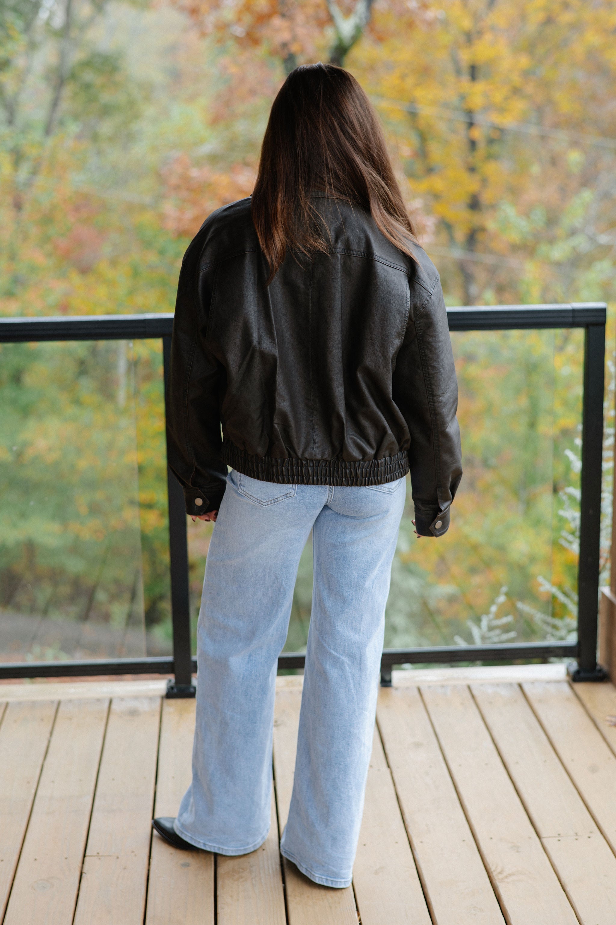 Claud Leather Jacket-Brown