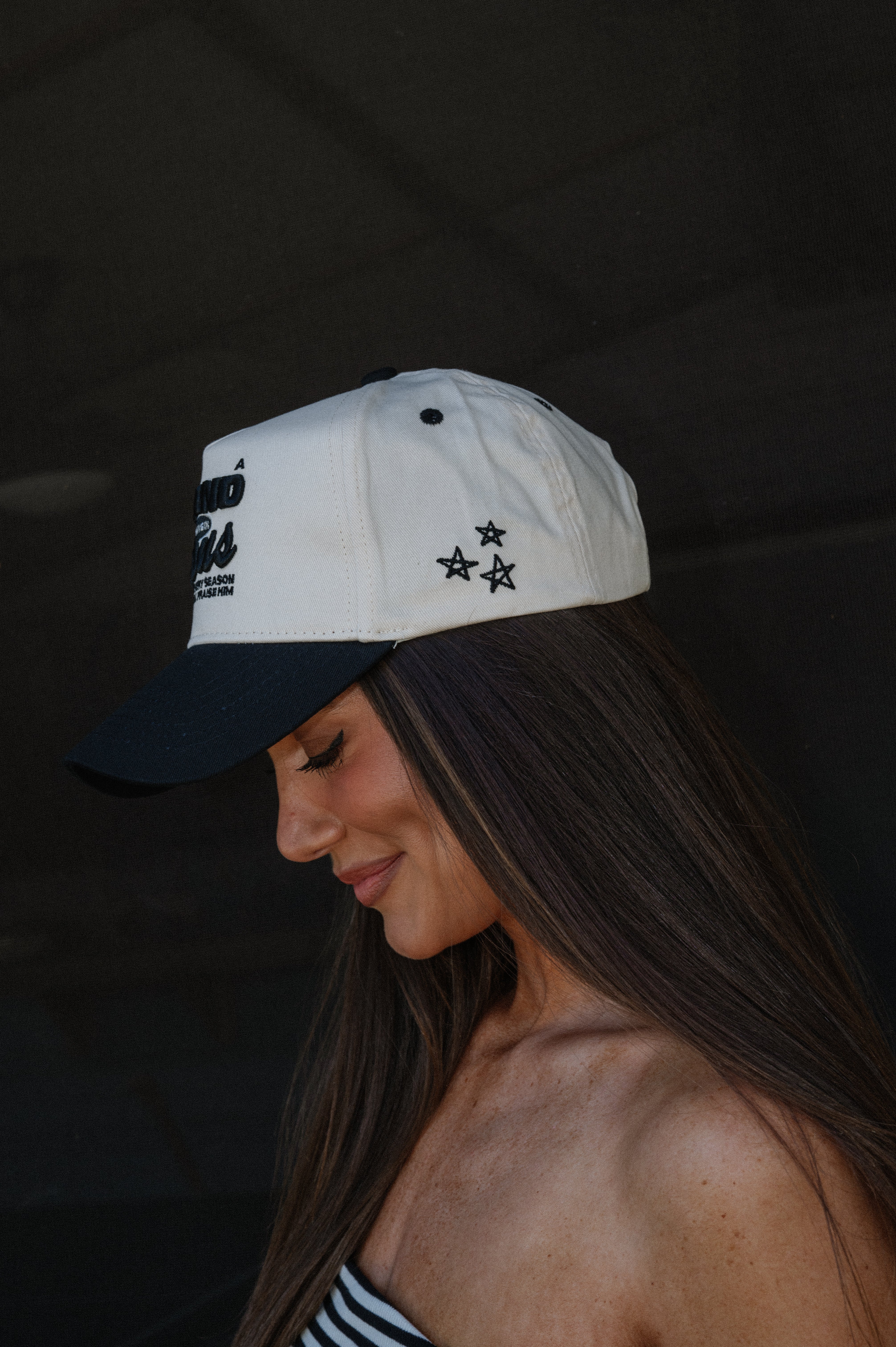 Friend In Jesus Trucker Hat- Black