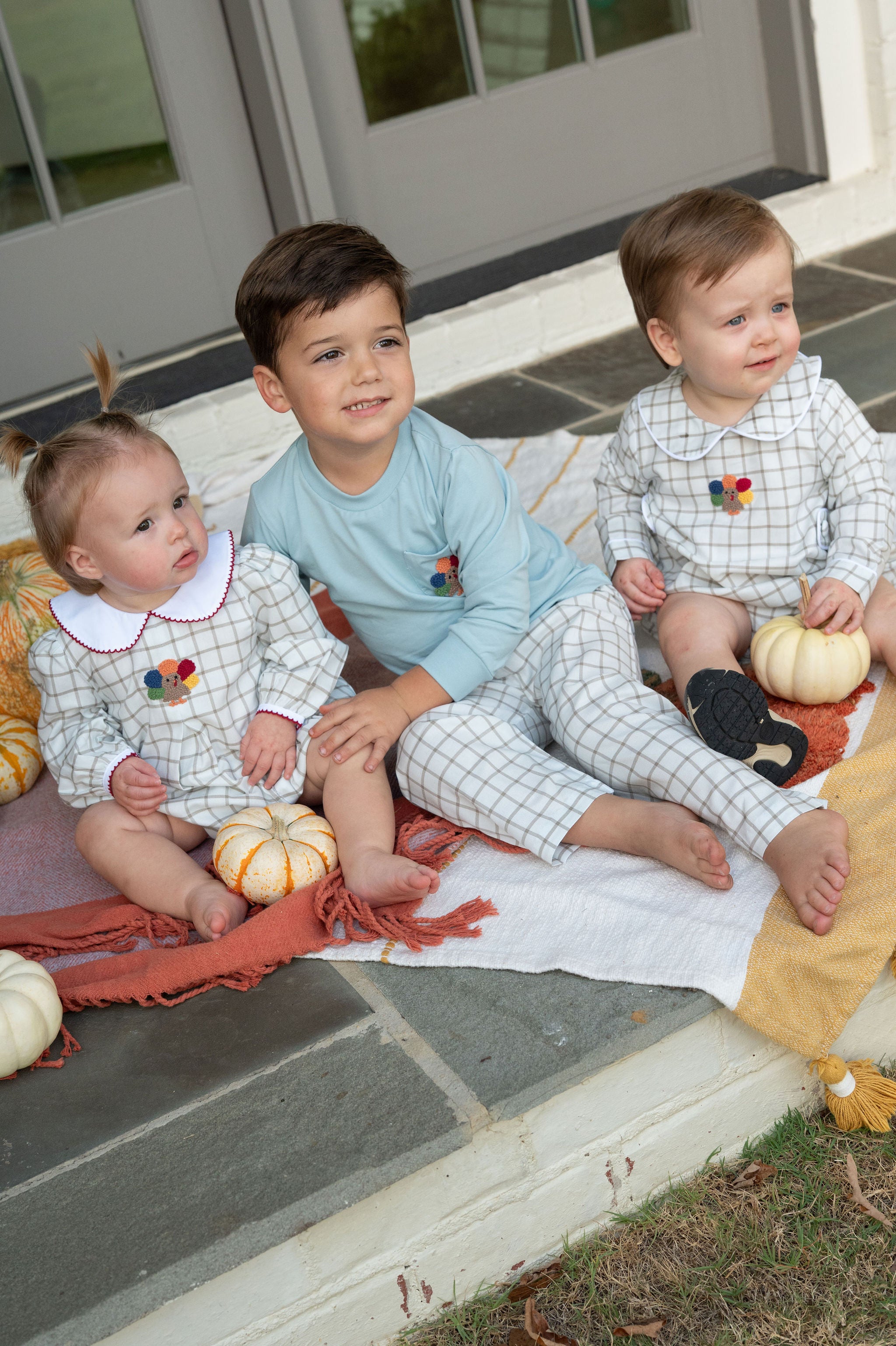 Turkey Time Boy Pants Set