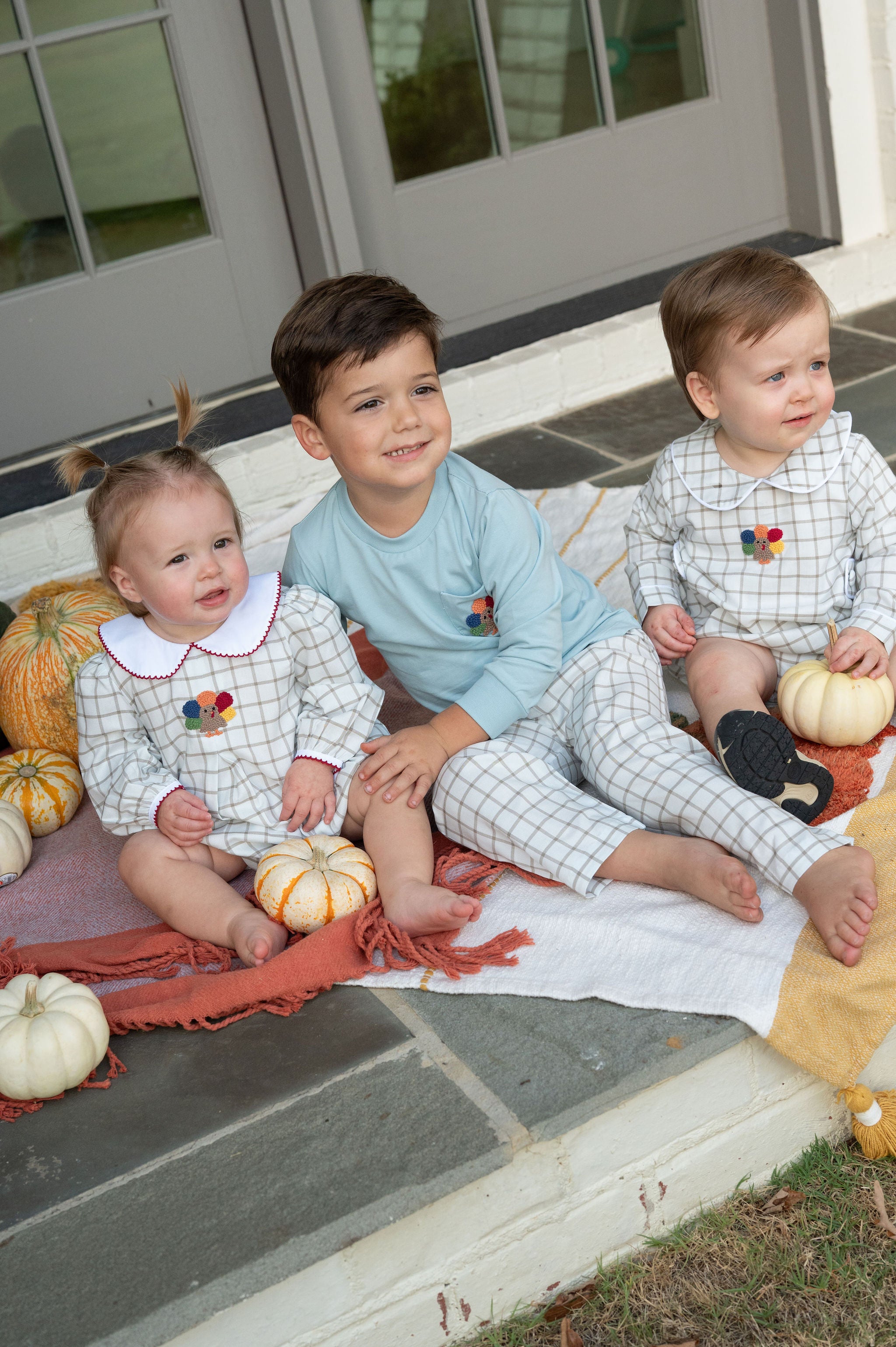 Turkey Time Boy Pants Set