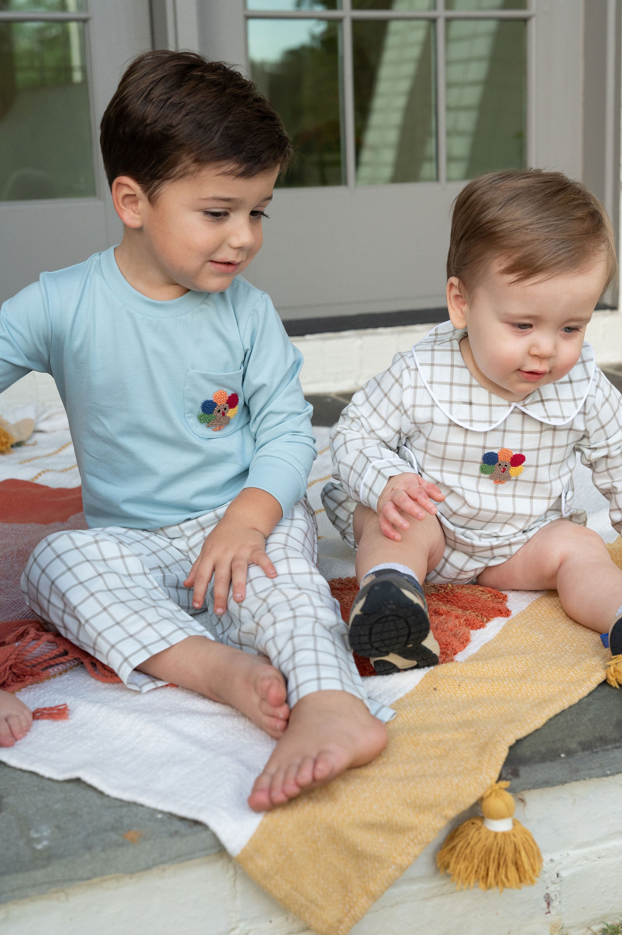 Turkey Time Boy Pants Set