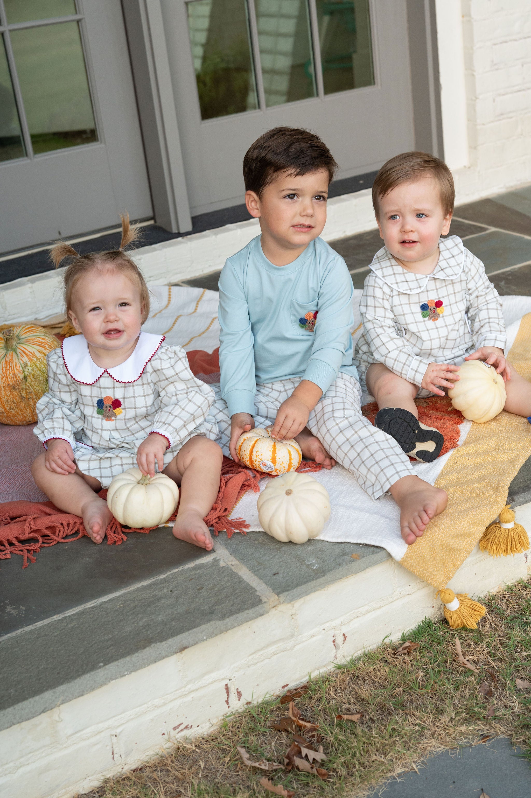 Turkey Time Boy Pants Set