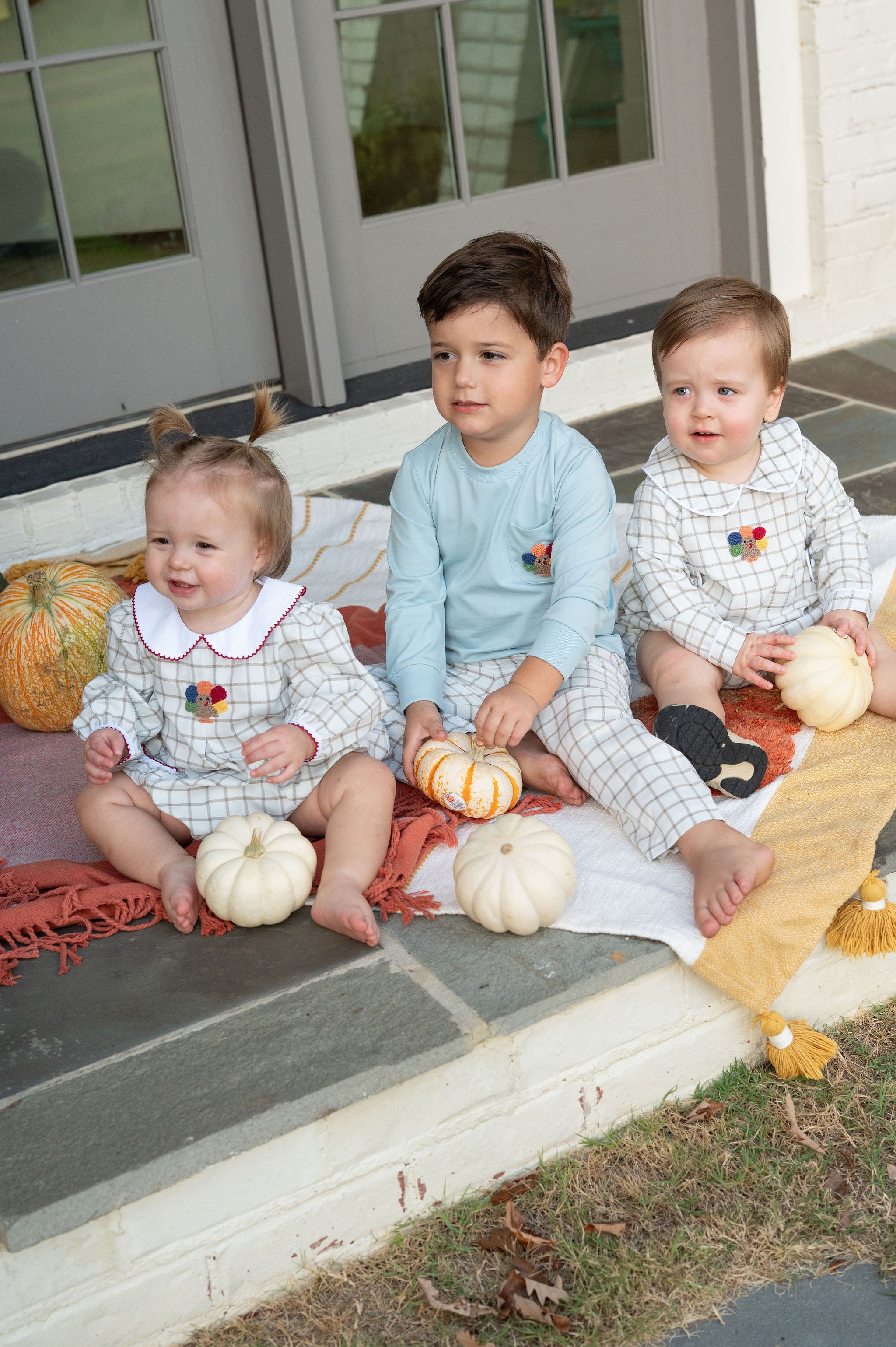 Turkey Time Boy Pants Set