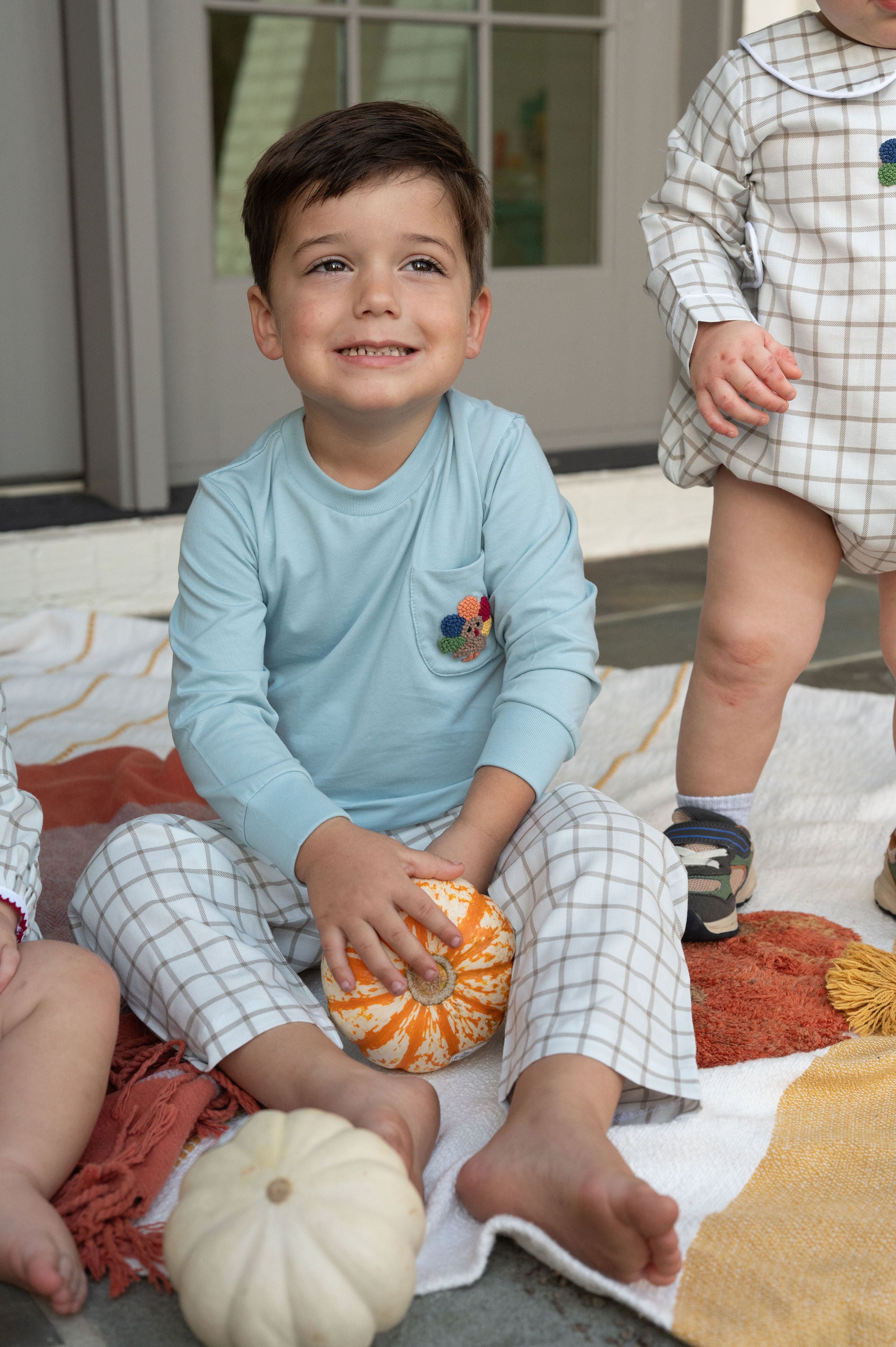 Turkey Time Boy Pants Set