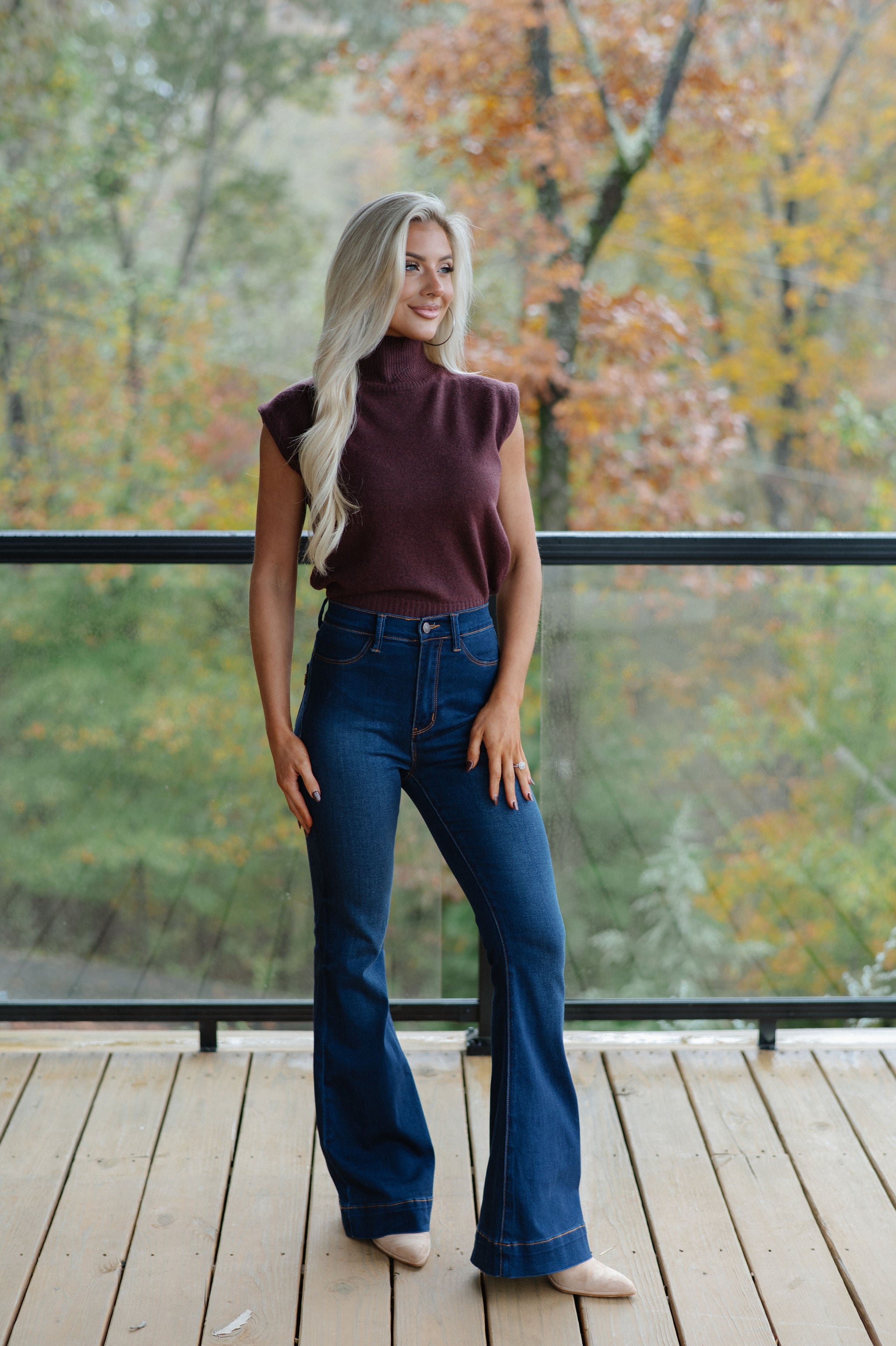 DOORBUSTER// Penny Sweater-Chestnut