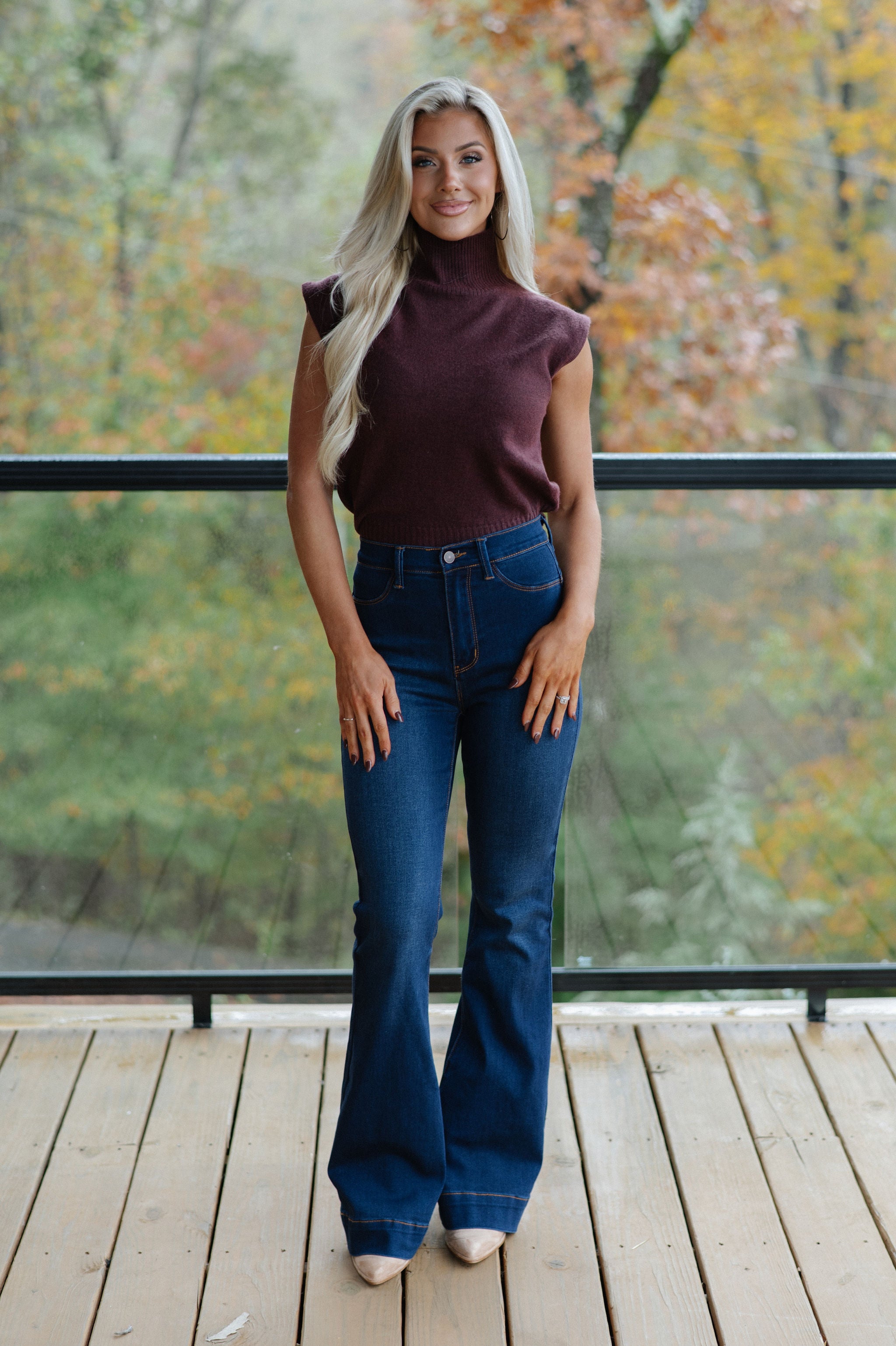 DOORBUSTER// Penny Sweater-Chestnut