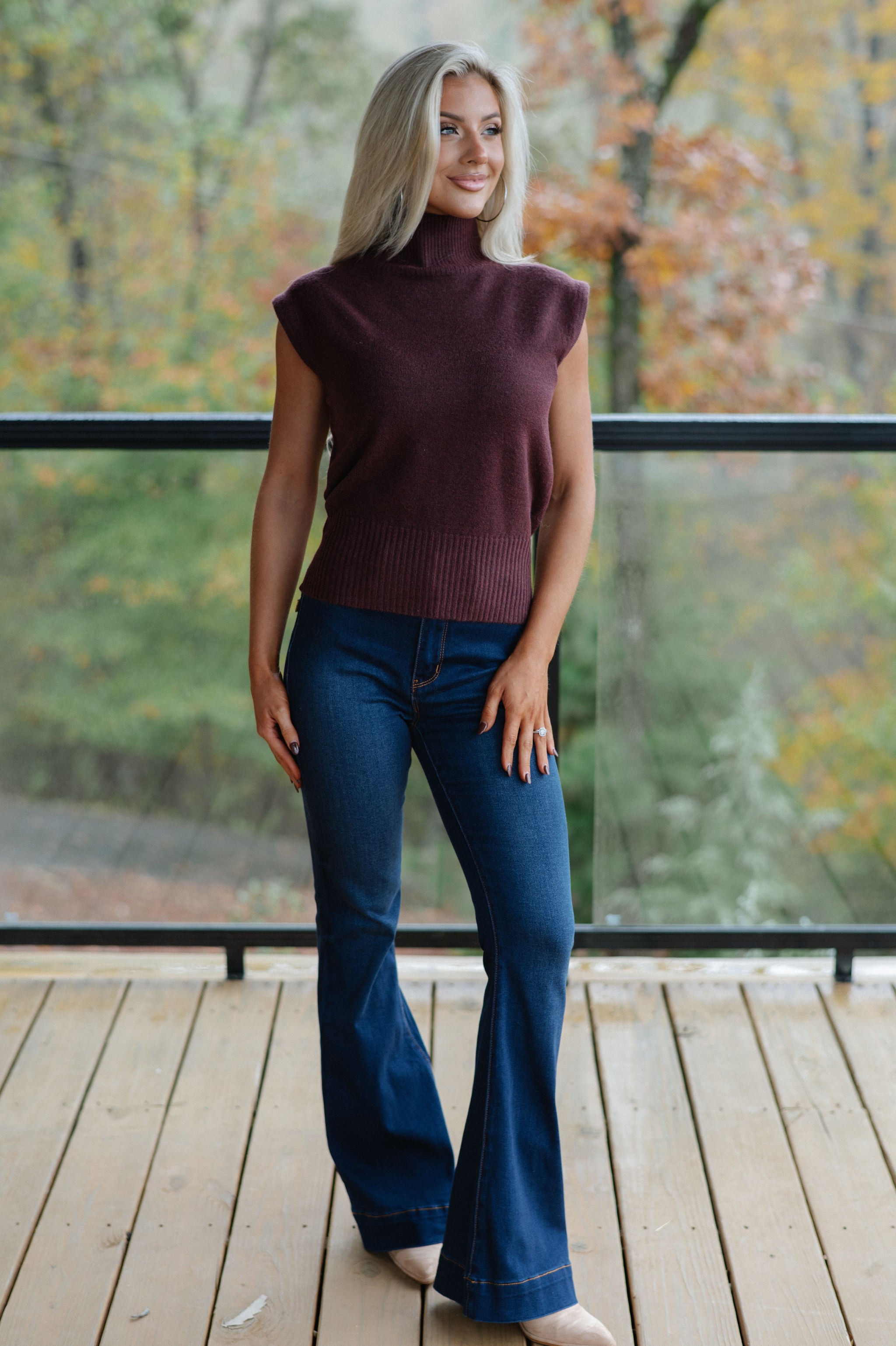 DOORBUSTER// Penny Sweater-Chestnut