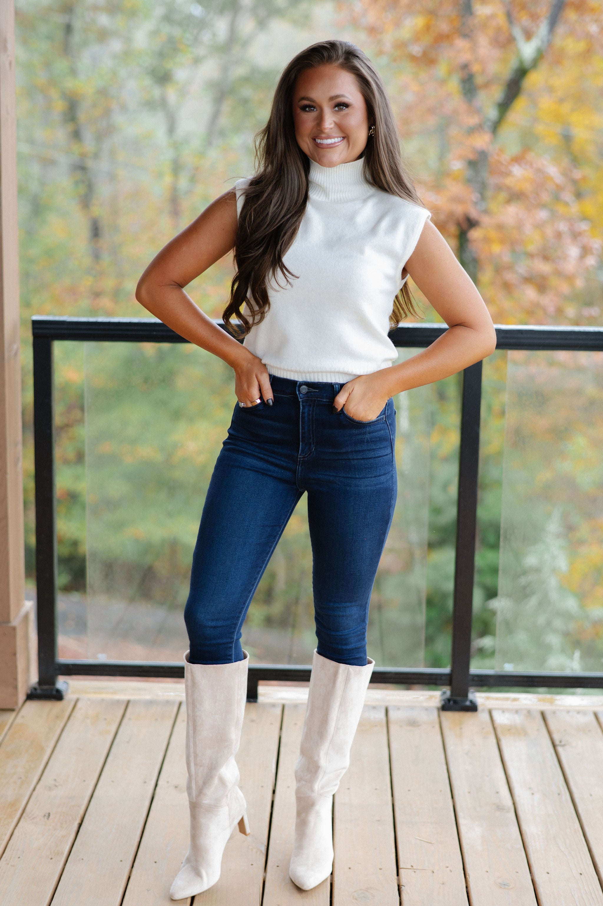 DOORBUSTER// Penny Sweater-Cream