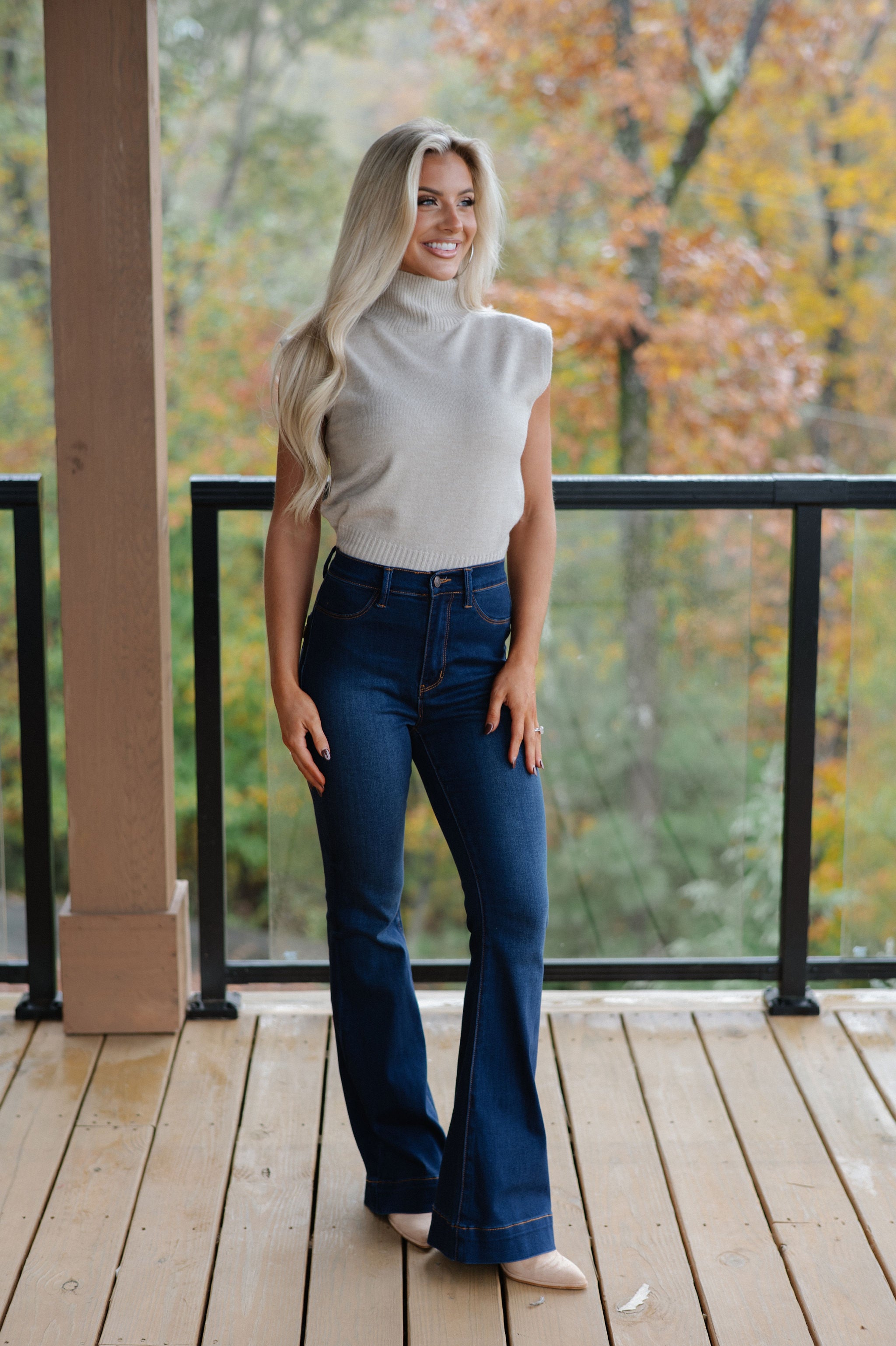 DOORBUSTER// Penny Sweater-Taupe