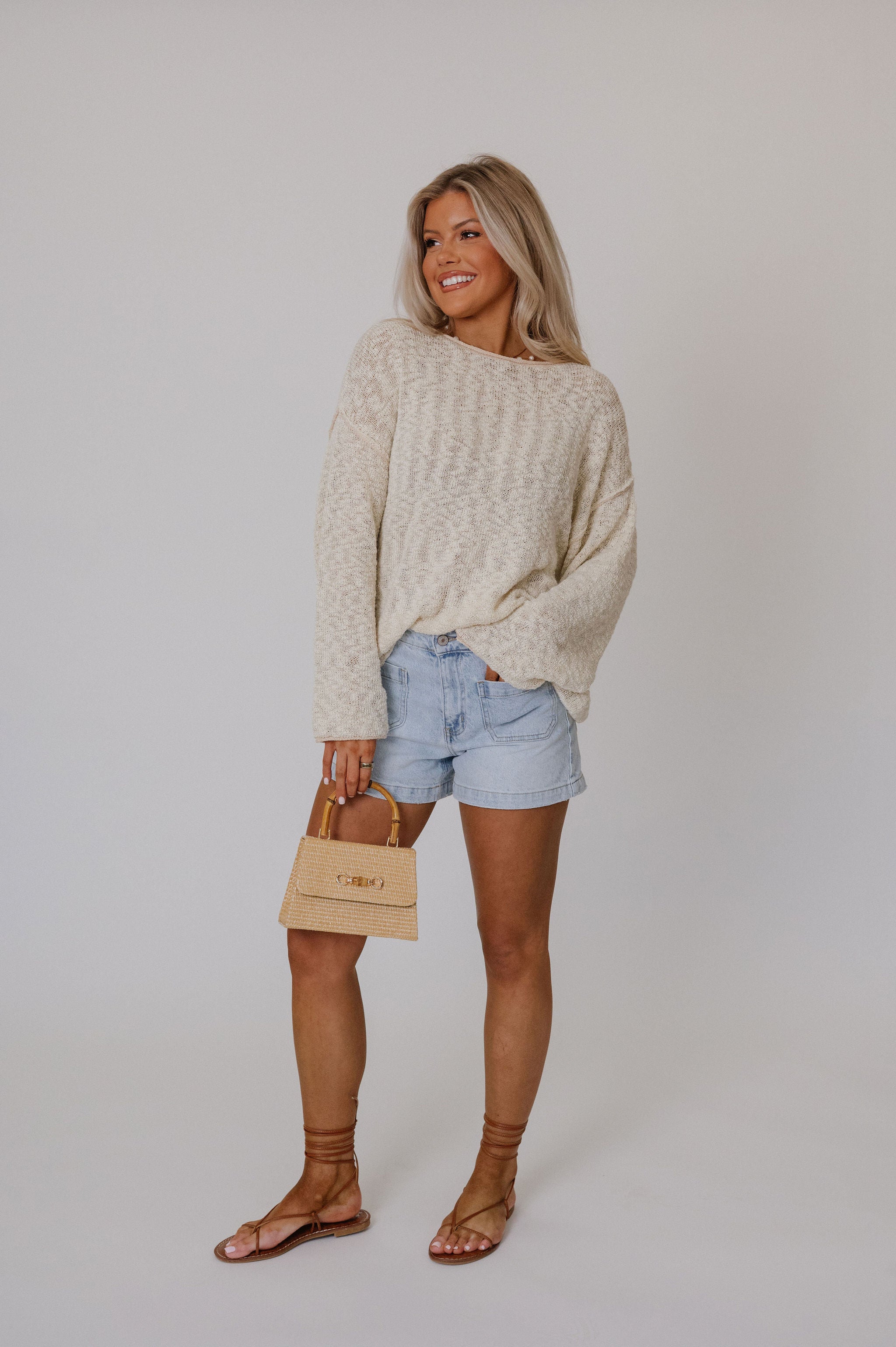 Sterling Sweater-Cream/Sand