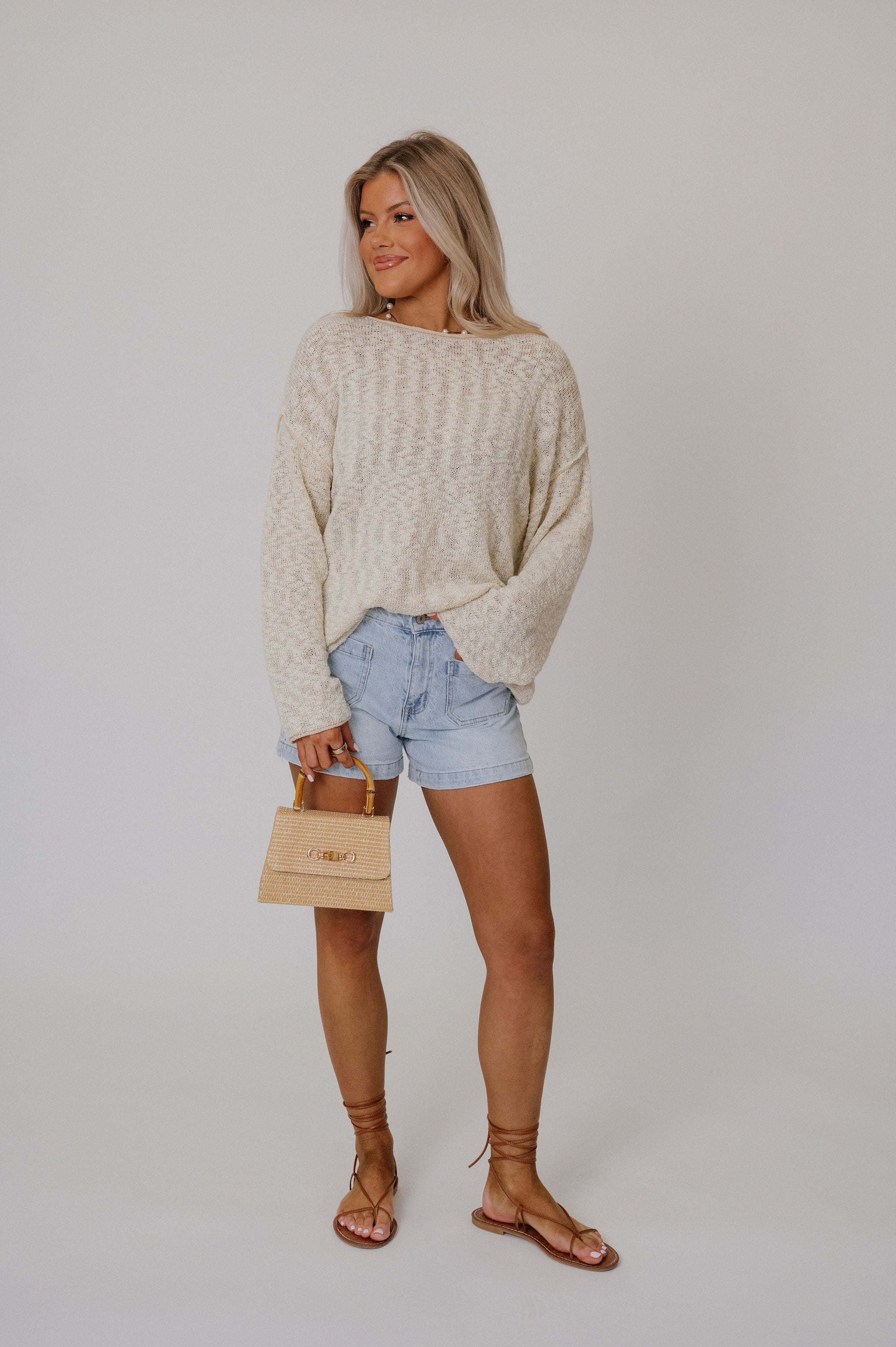 Sterling Sweater-Cream/Sand
