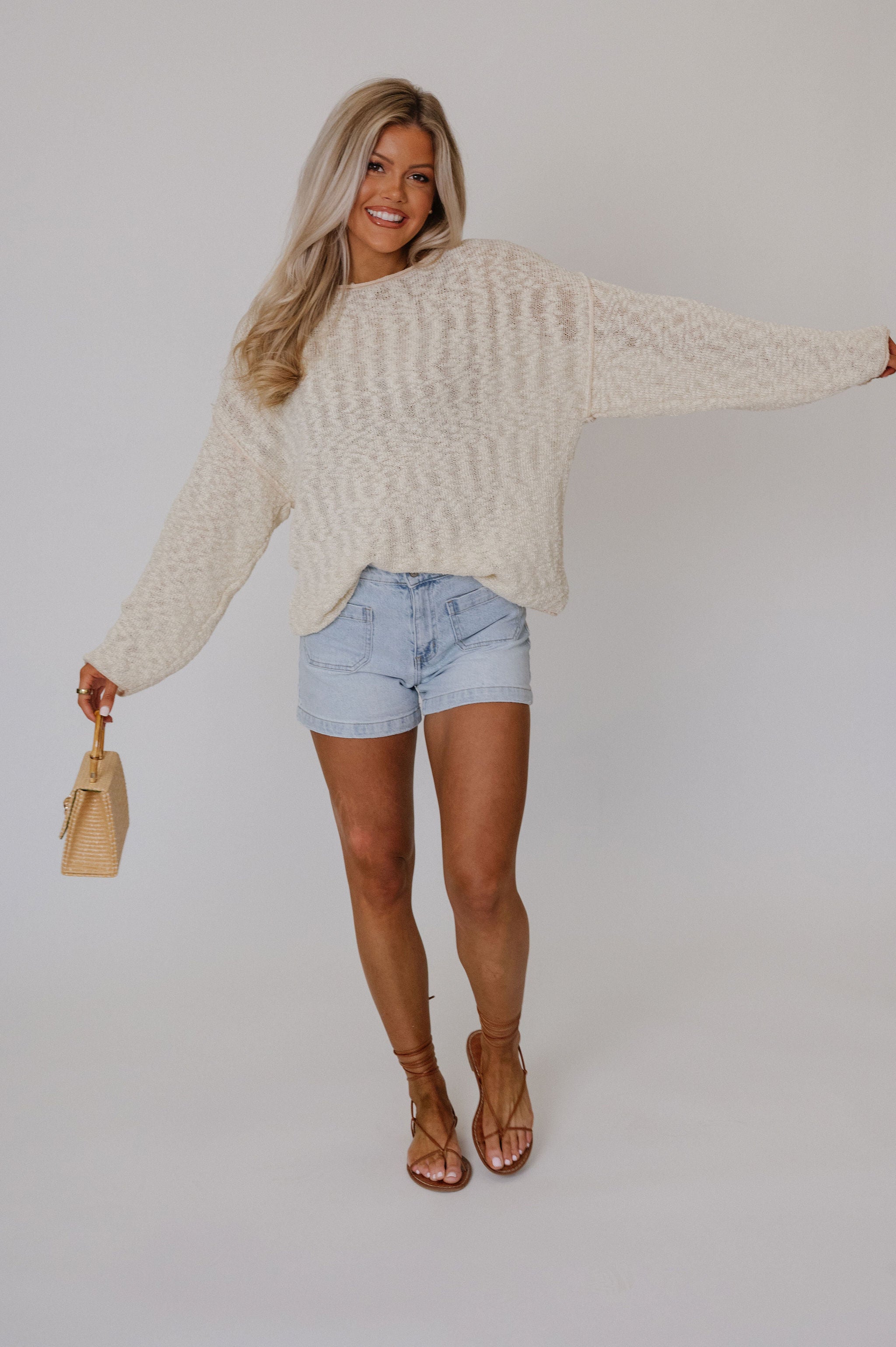 Sterling Sweater-Cream/Sand