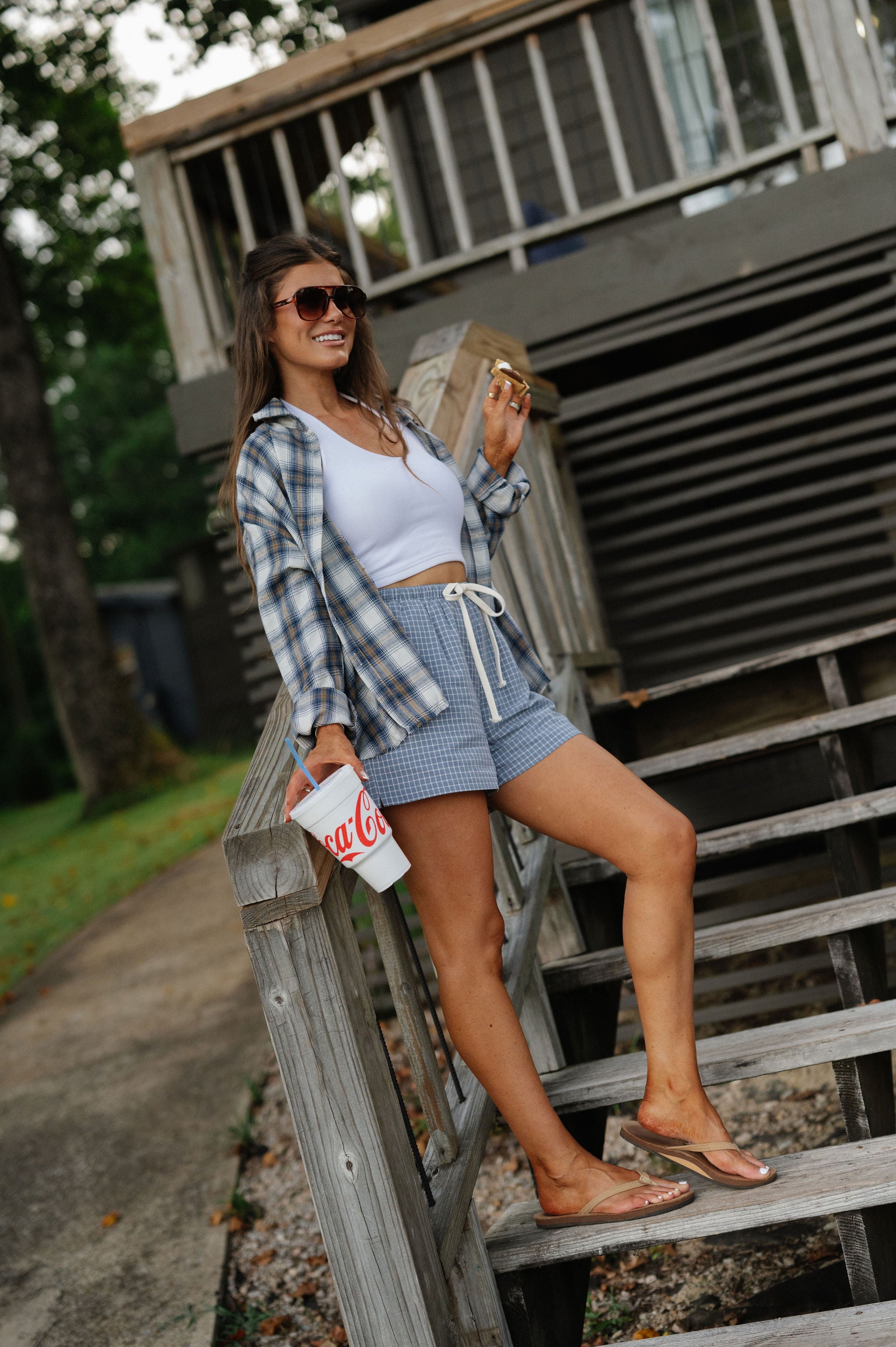 Checkered Flannel-Denim Multi