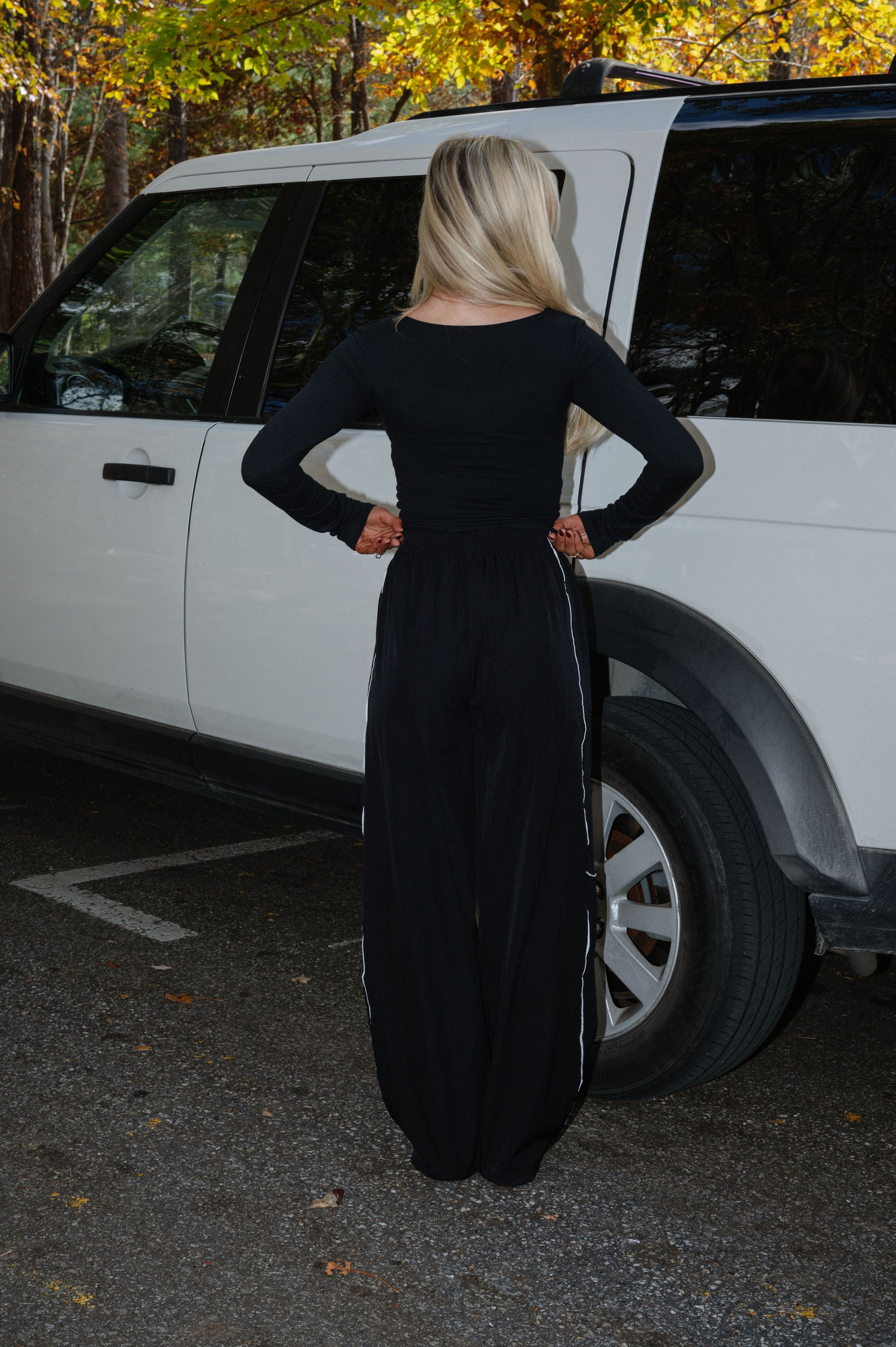 Staple Jersey Square Neck Top- Black