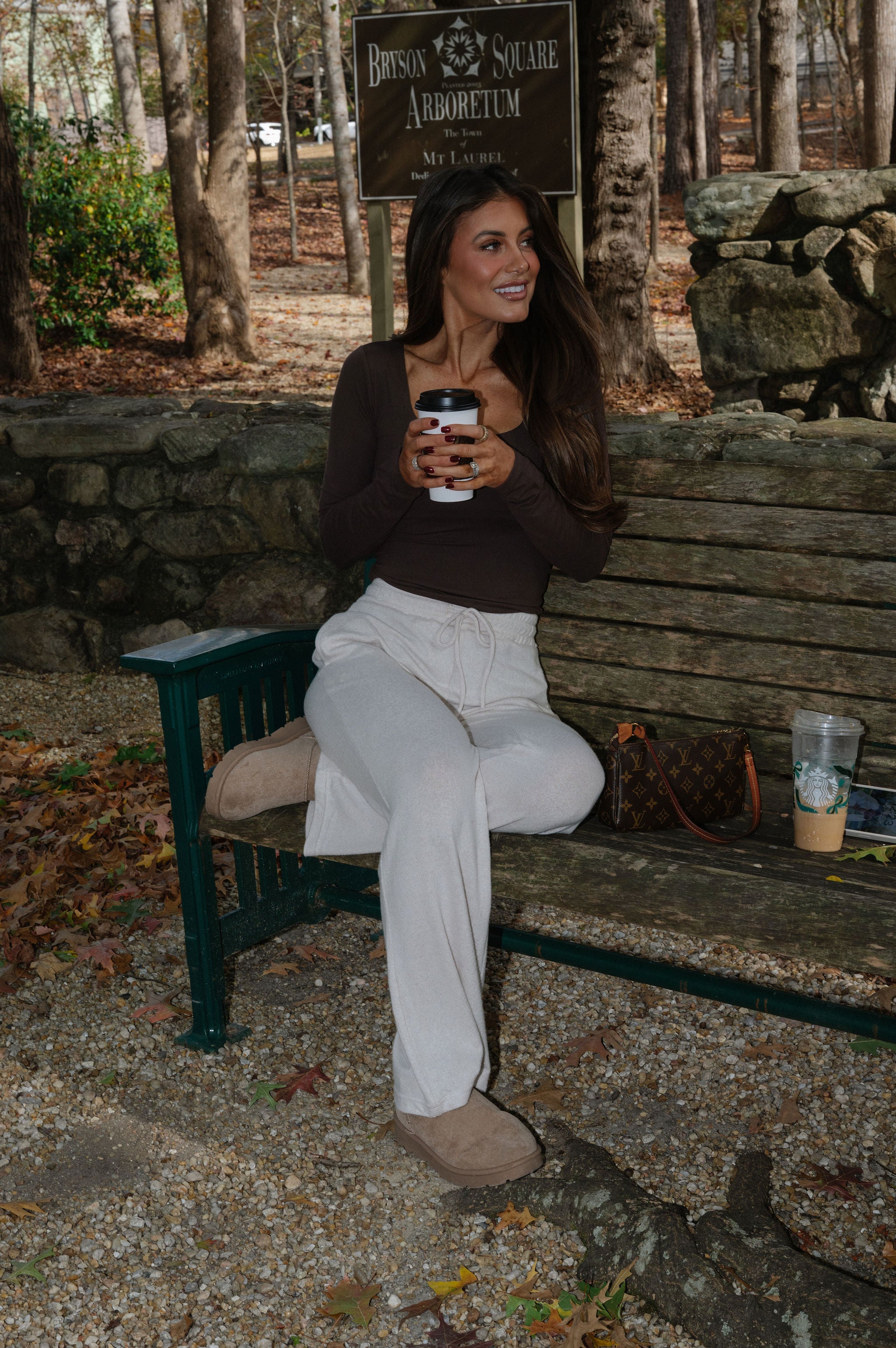 Staple Jersey Square Neck Top-Chocolate