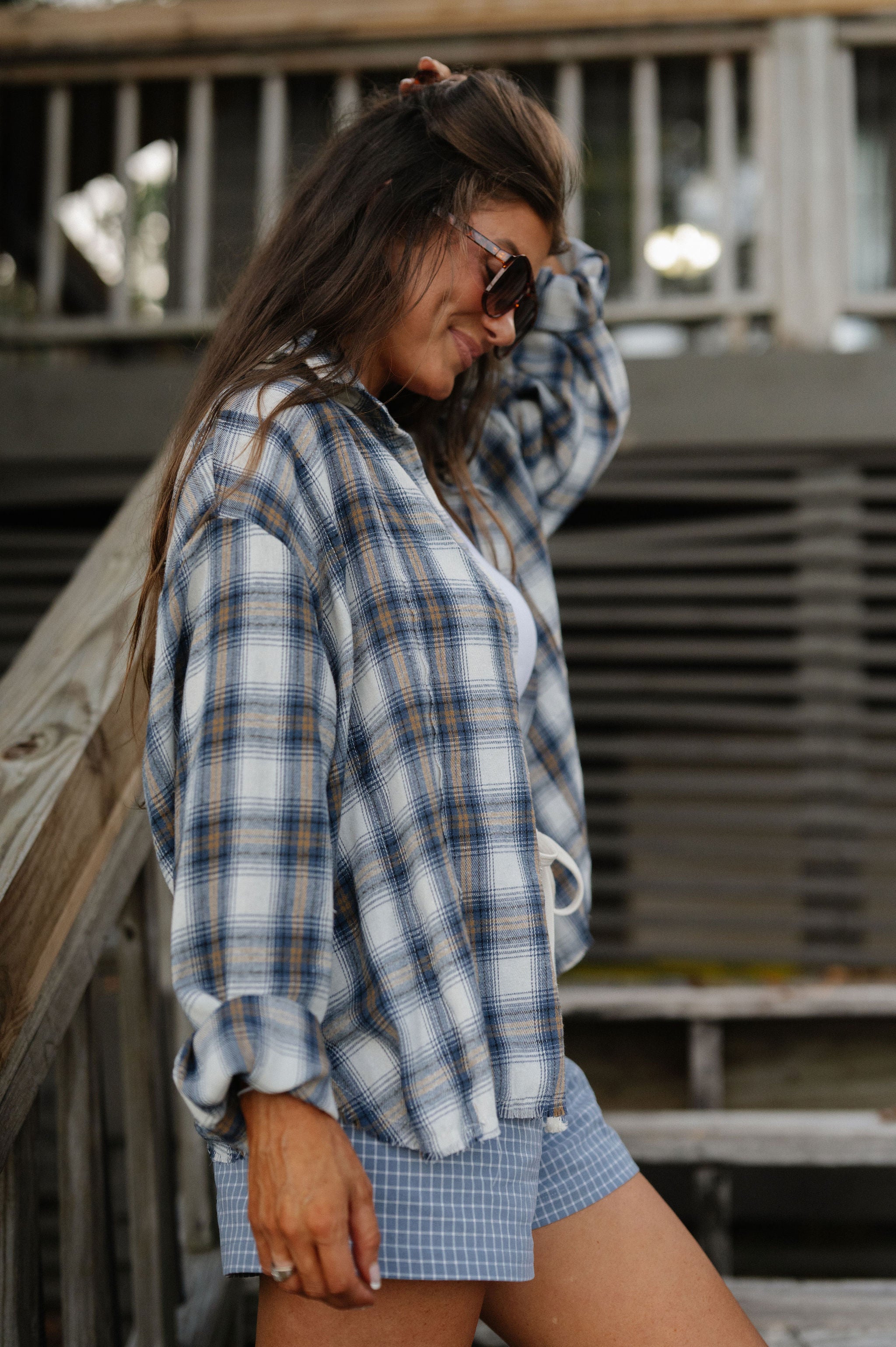 Checkered Flannel-Denim Multi