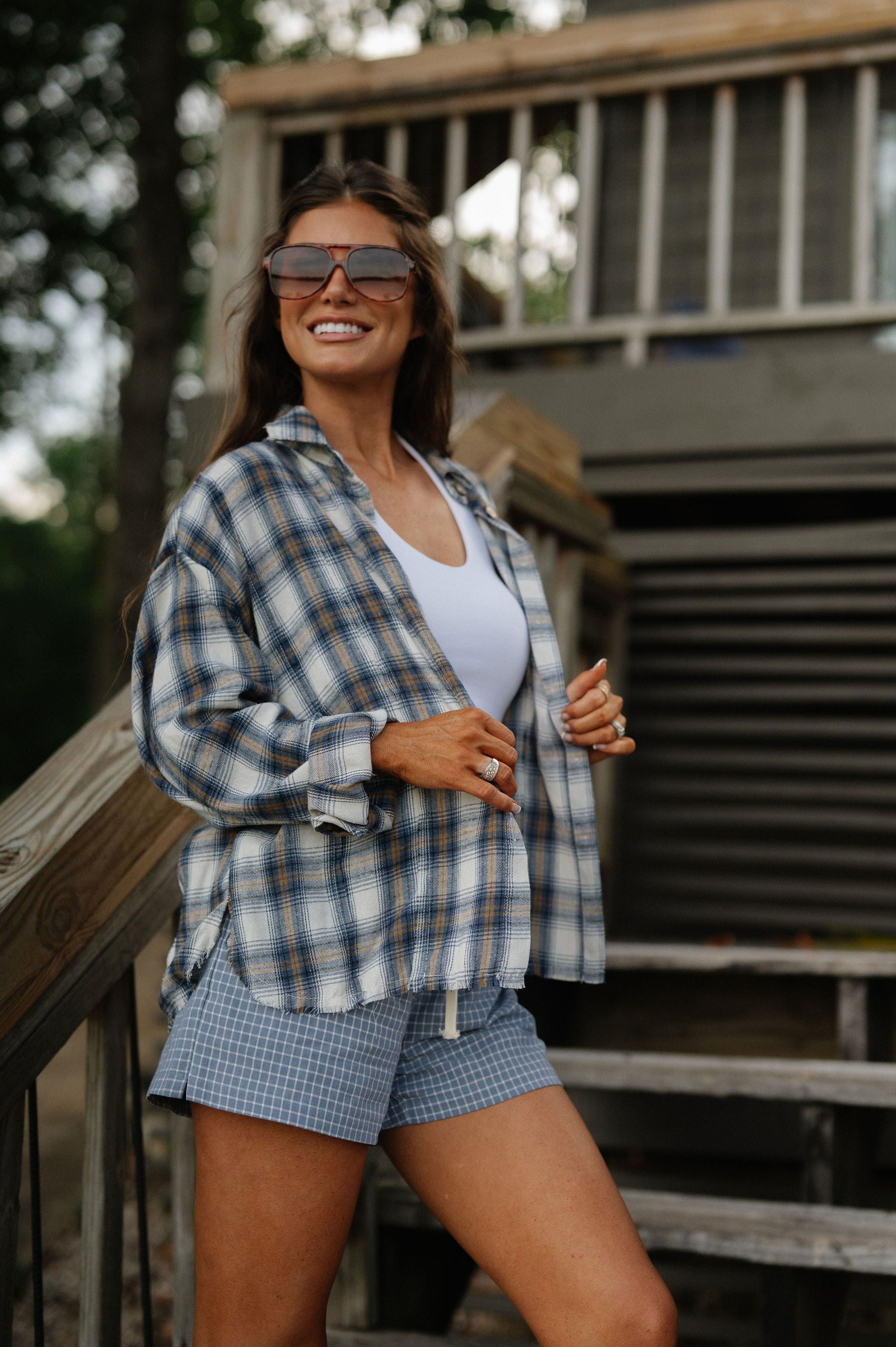 Checkered Flannel-Denim Multi