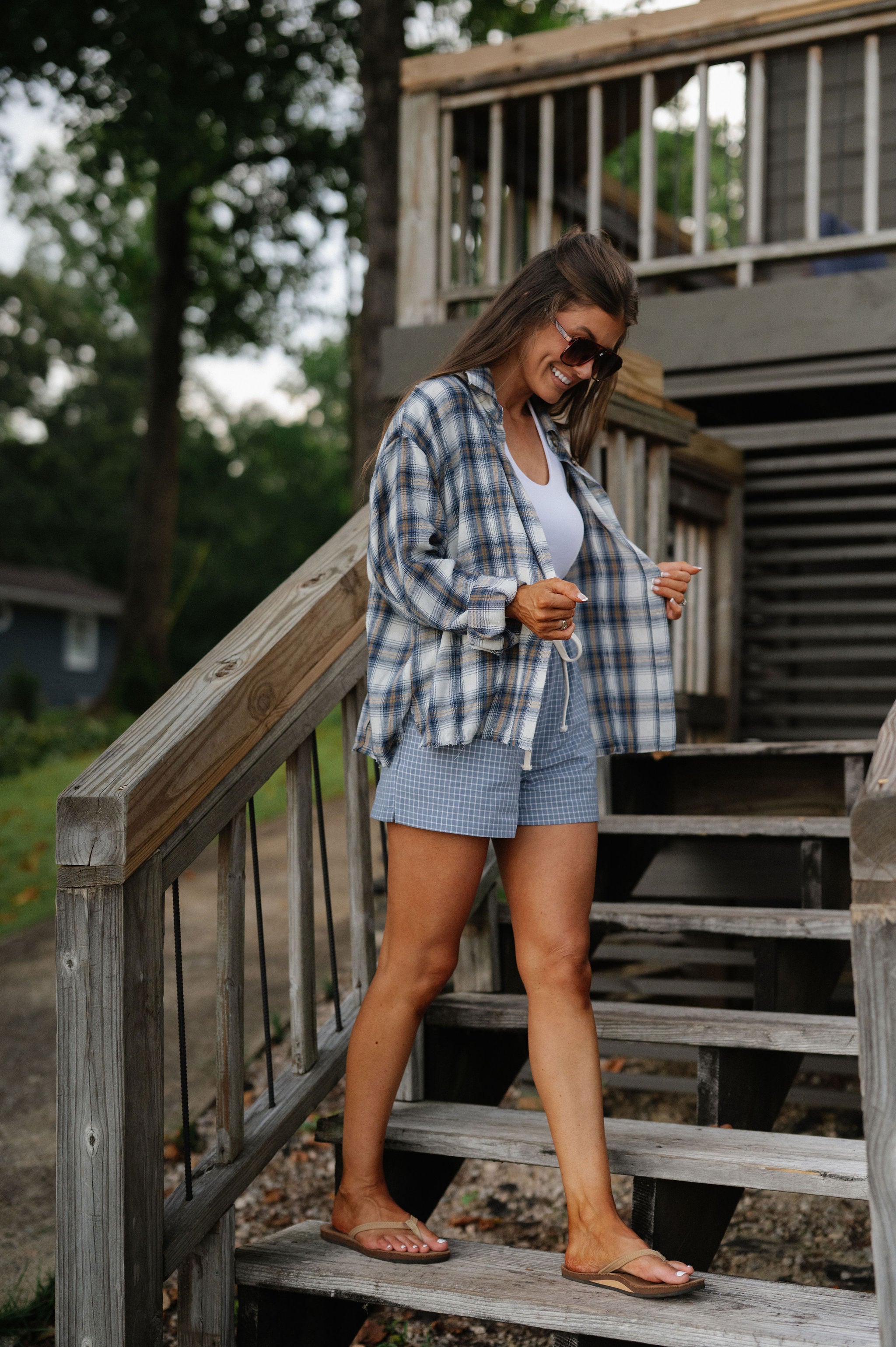 Checkered Flannel-Denim Multi