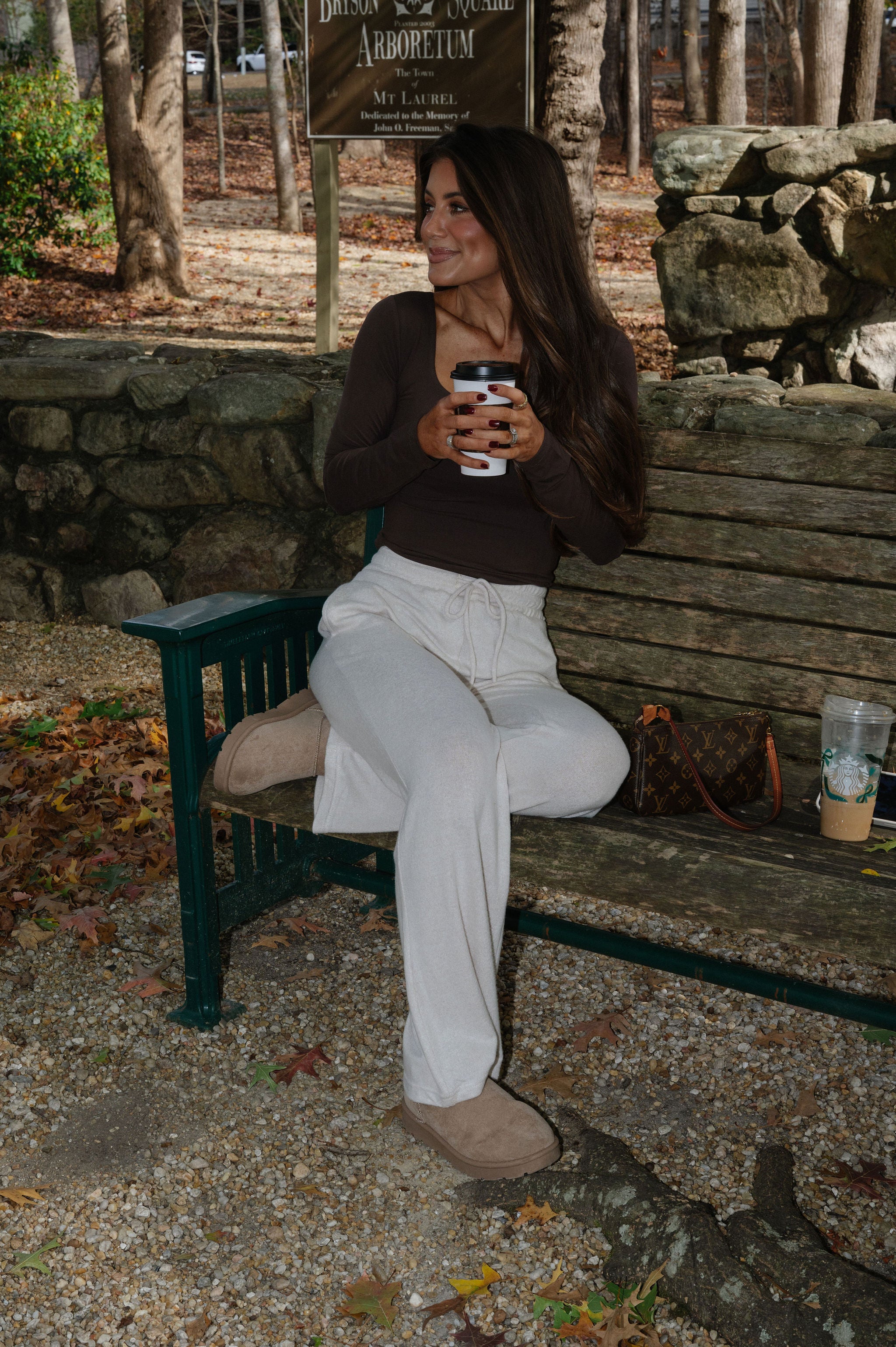 Staple Jersey Square Neck Top-Chocolate