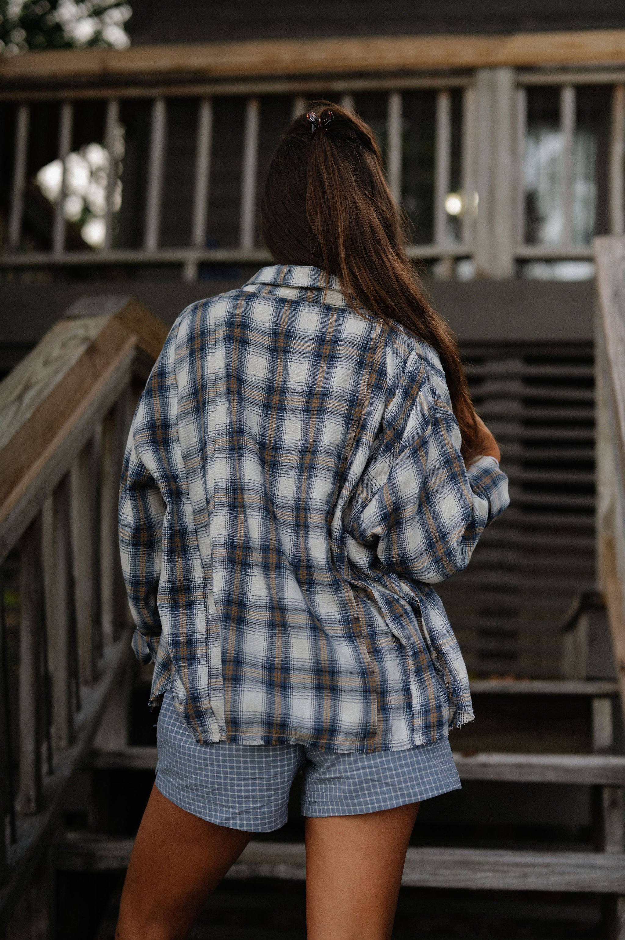 Checkered Flannel-Denim Multi