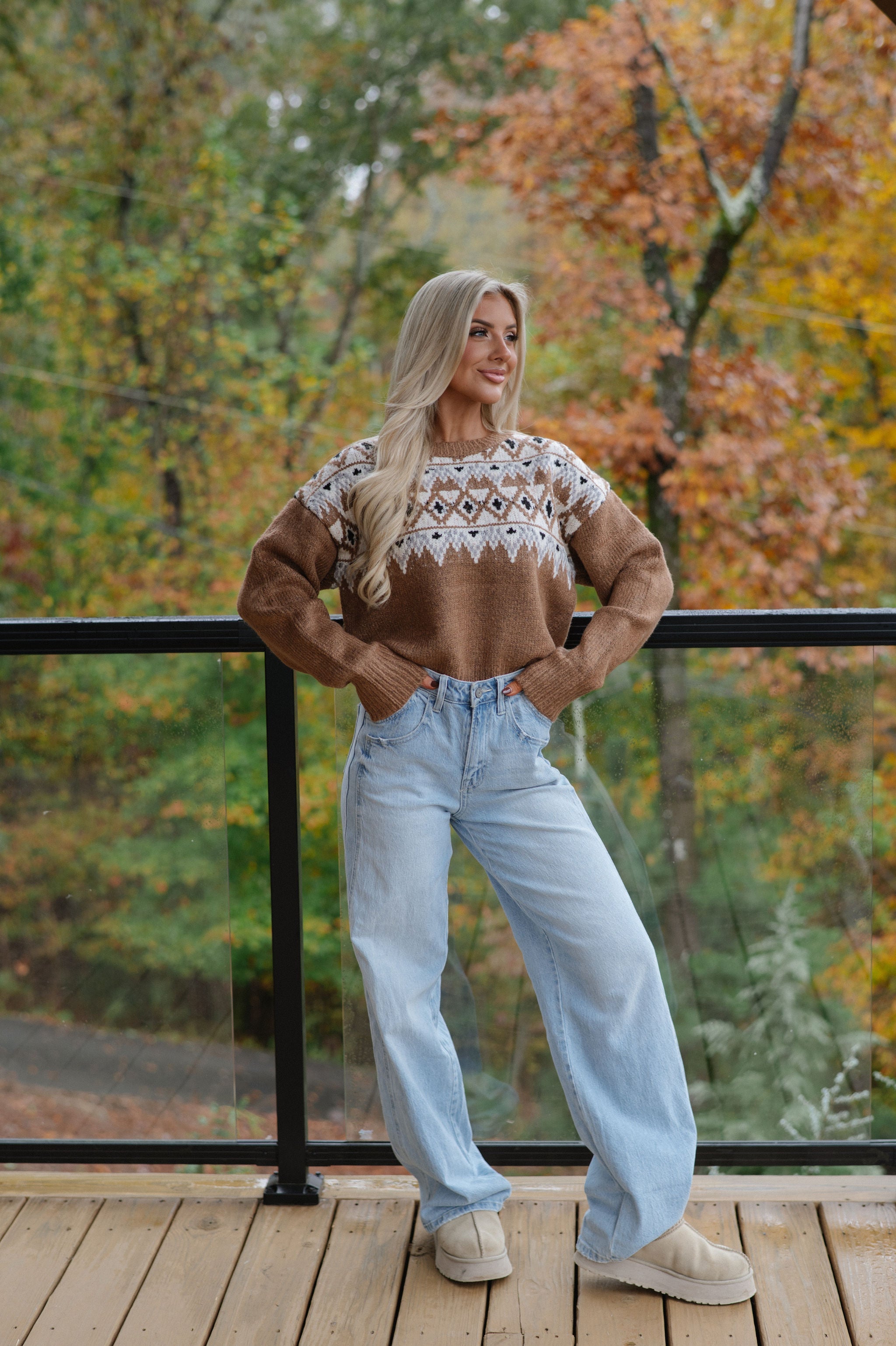 Grayson Sweater-Brown