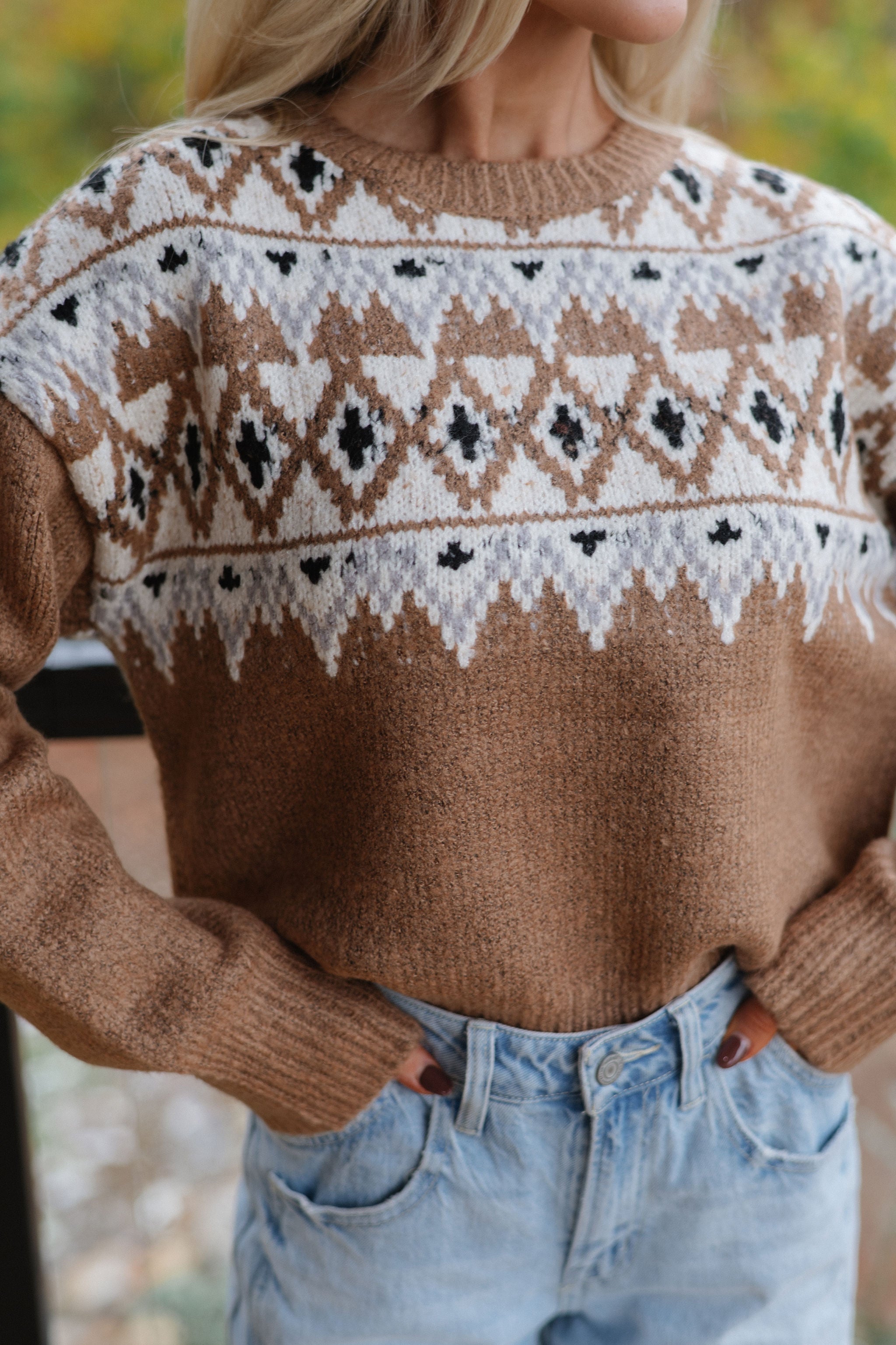Grayson Sweater-Brown