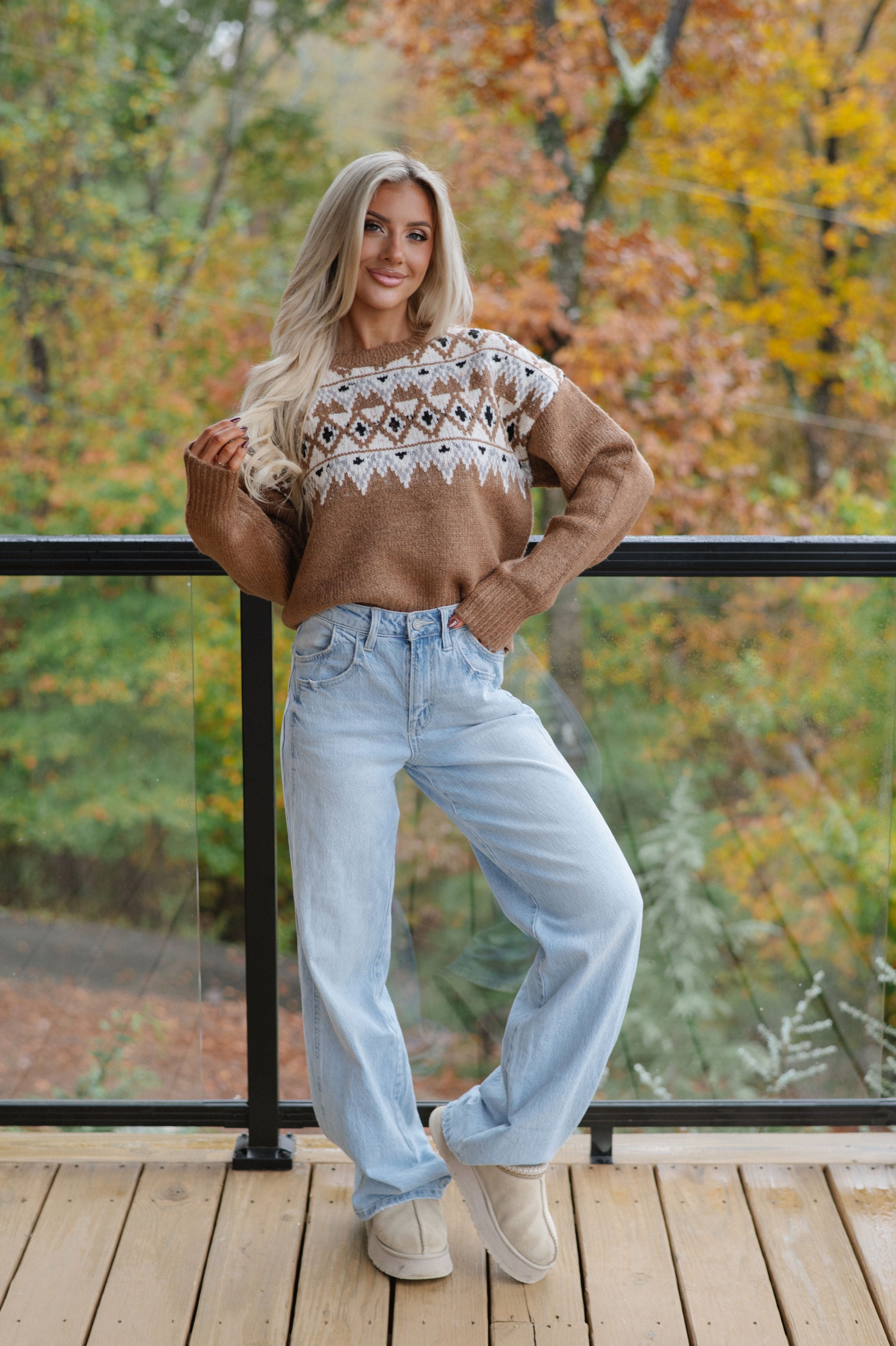 Grayson Sweater-Brown