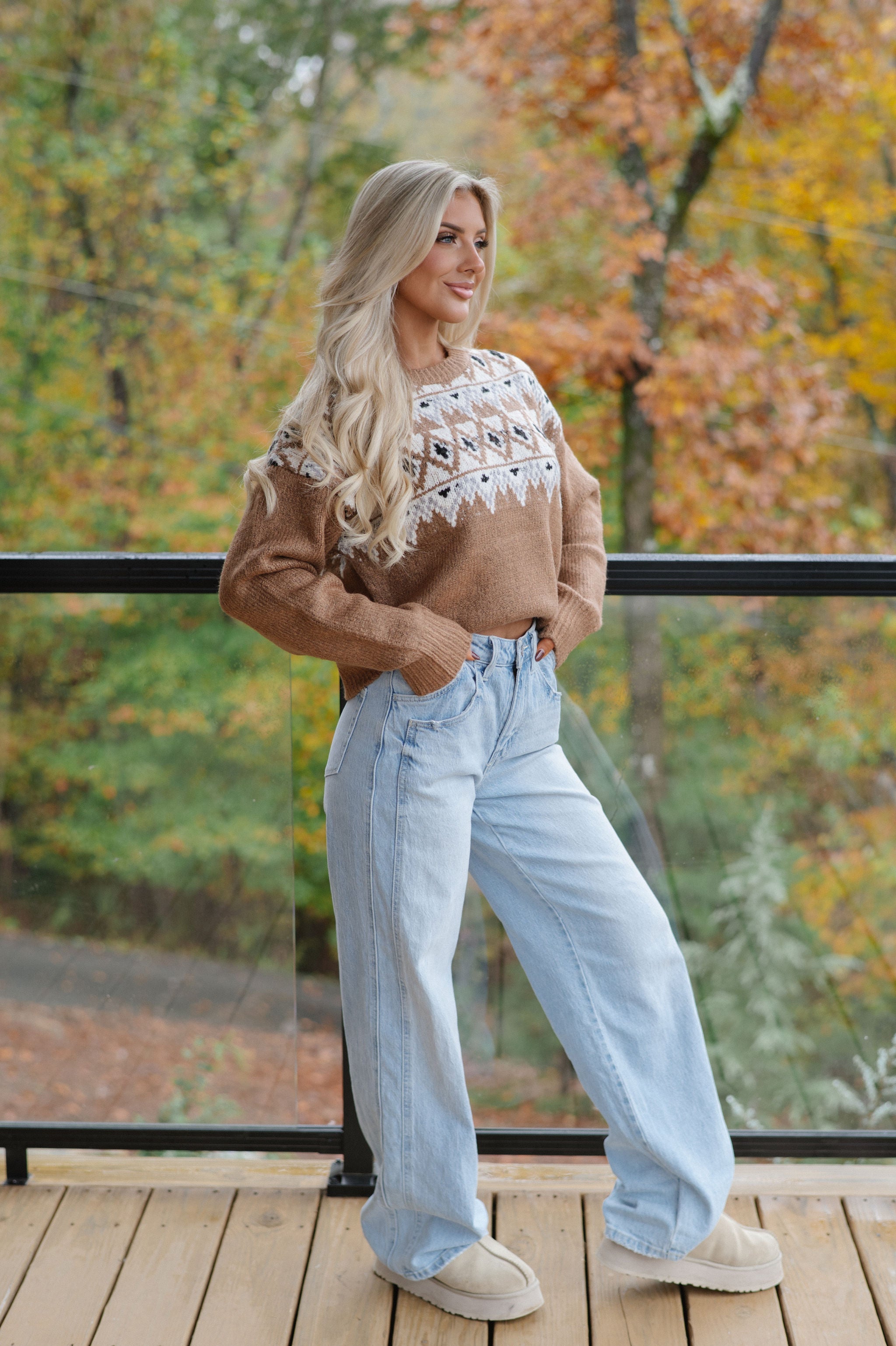 Grayson Sweater-Brown