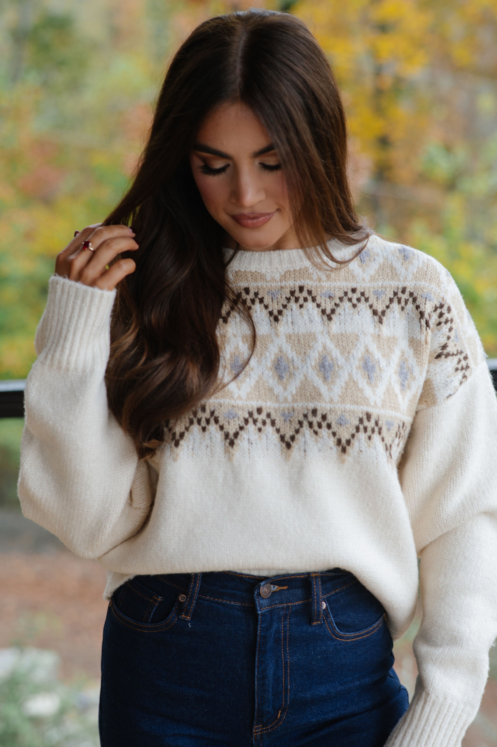 Grayson Sweater-Cream