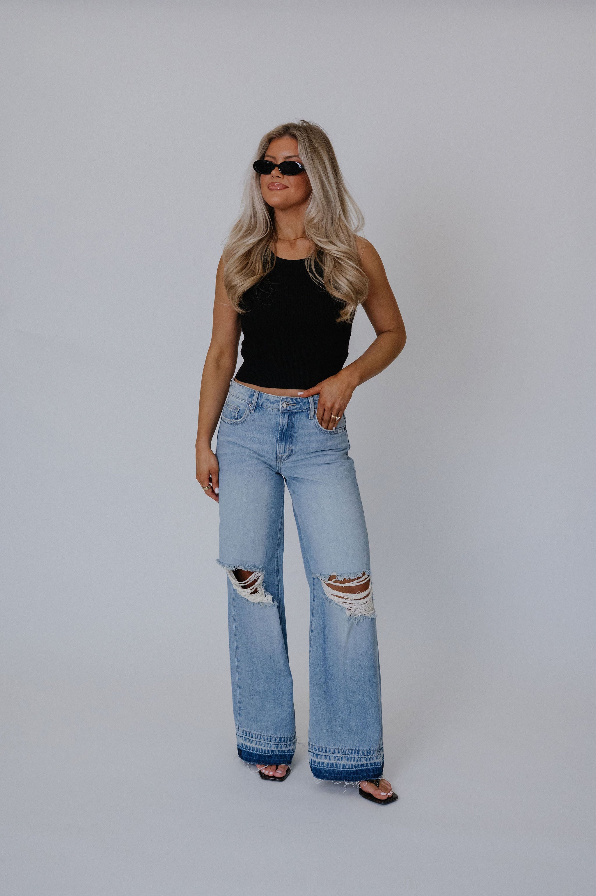 Vincent Wide Leg Jean-Medium