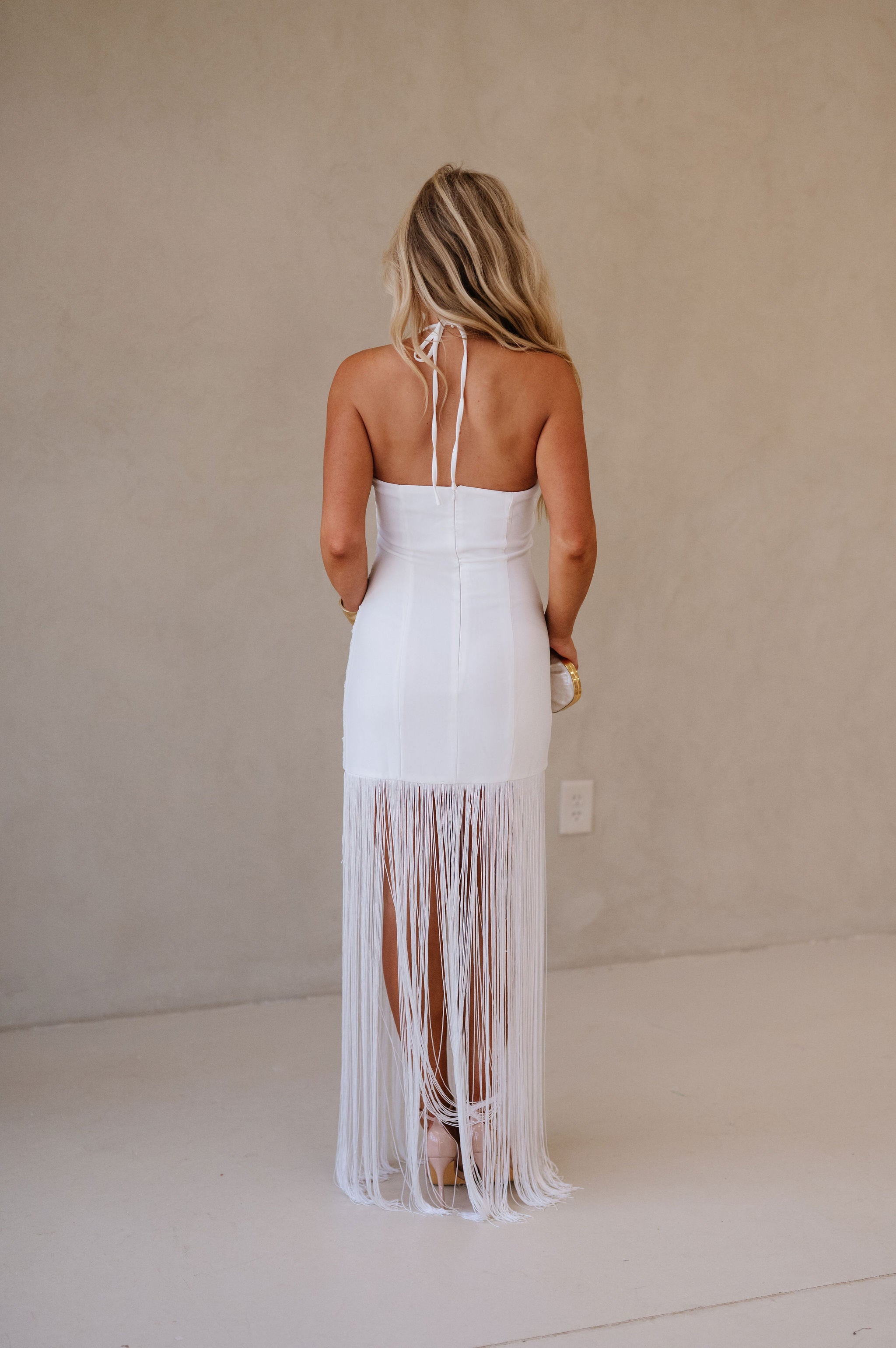 Briley Maxi Dress-White