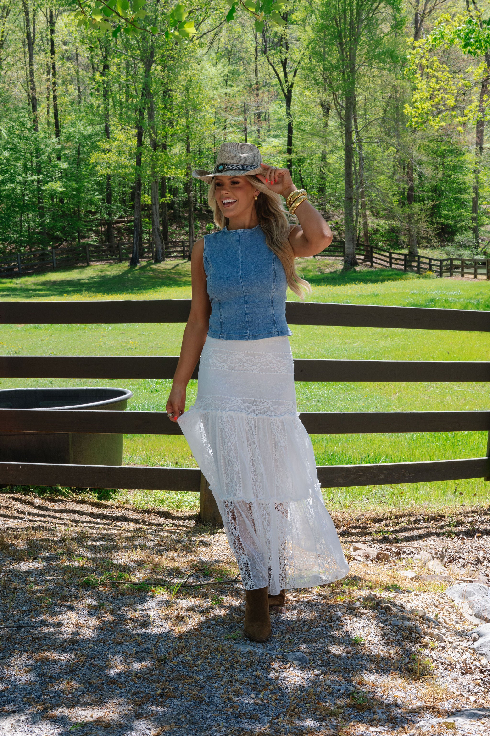 Carina Top-Light Denim