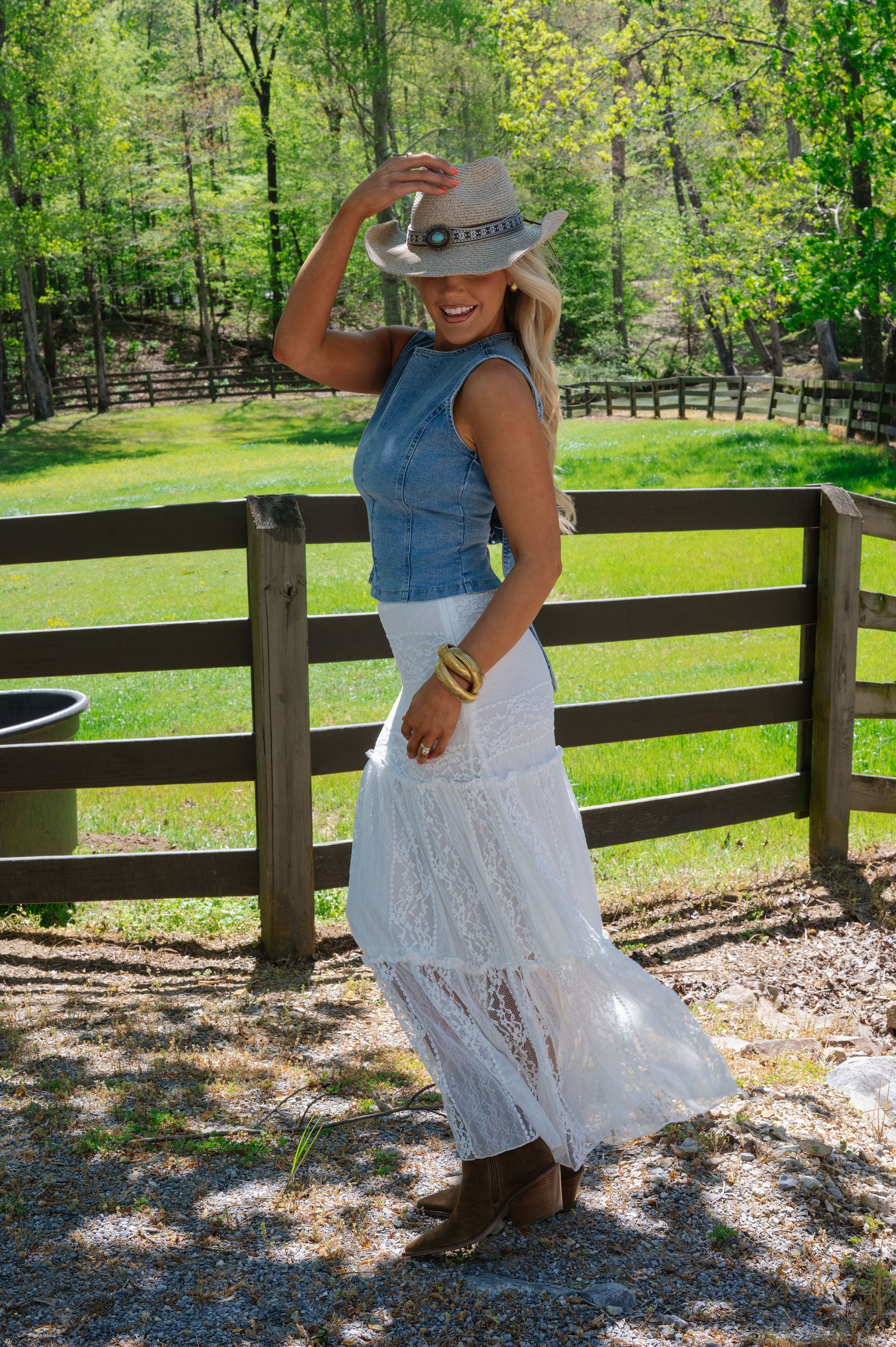 Carina Top-Light Denim