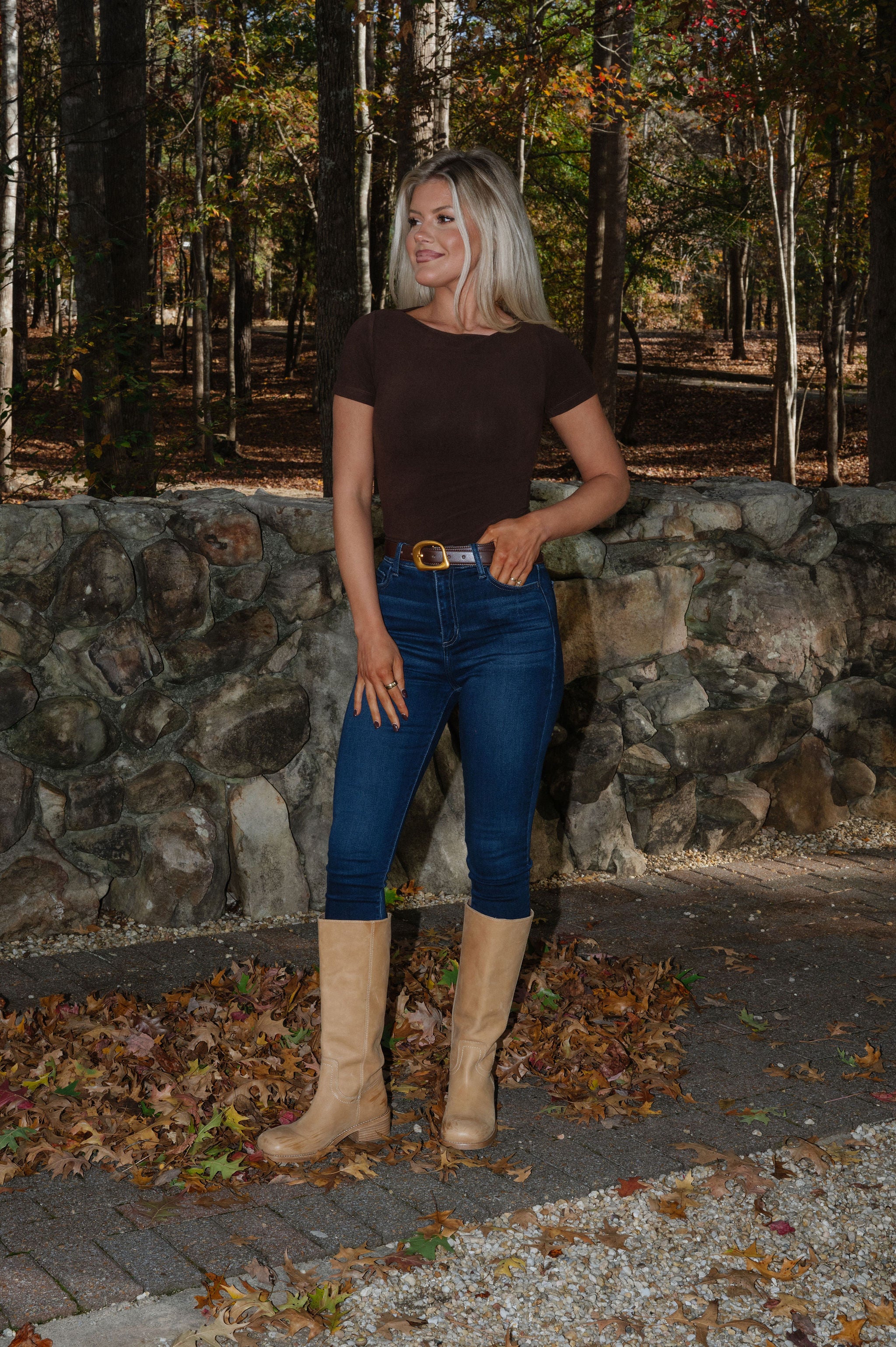 Remi Basic Top- Brown