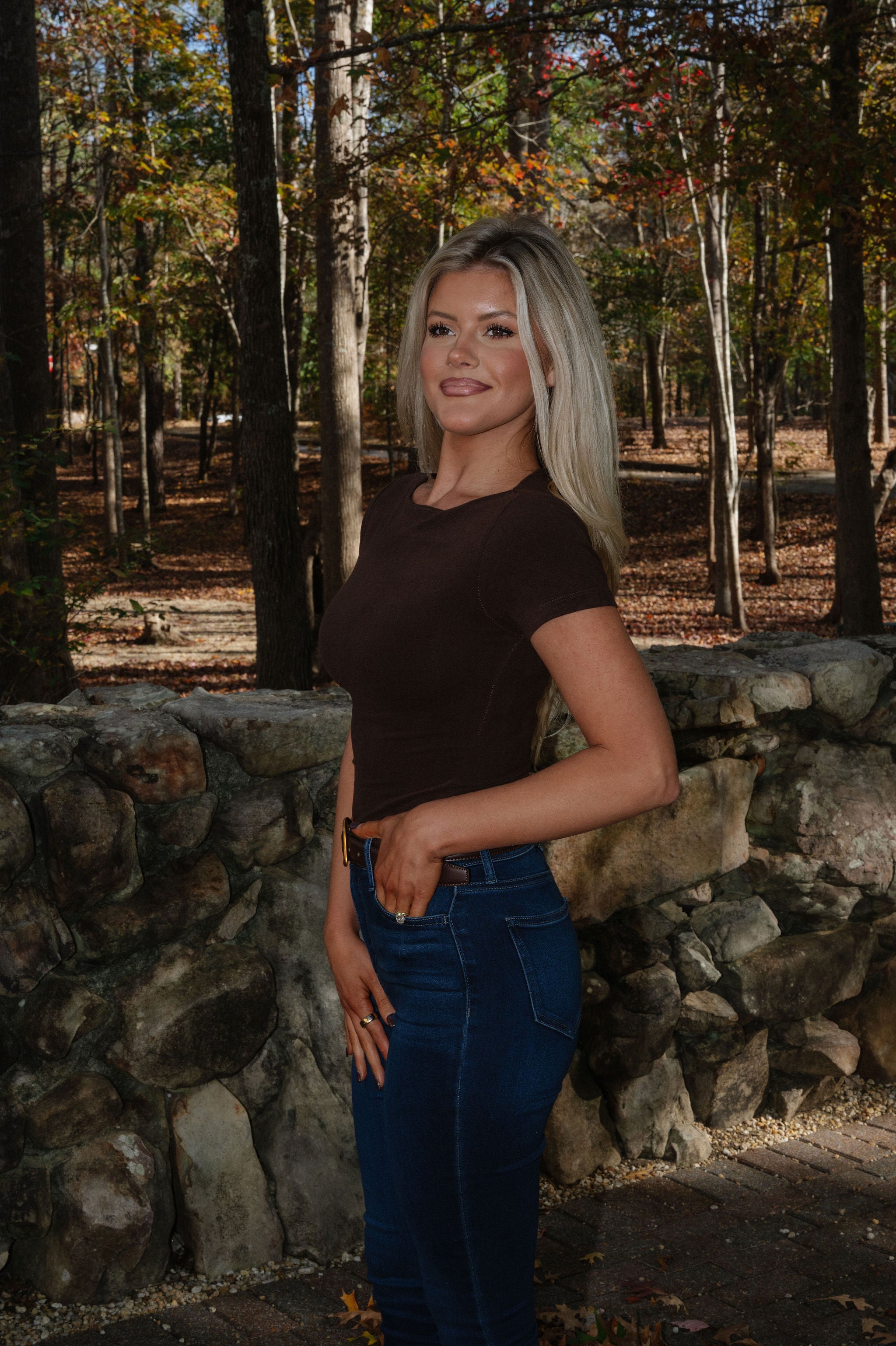 Remi Basic Top- Brown