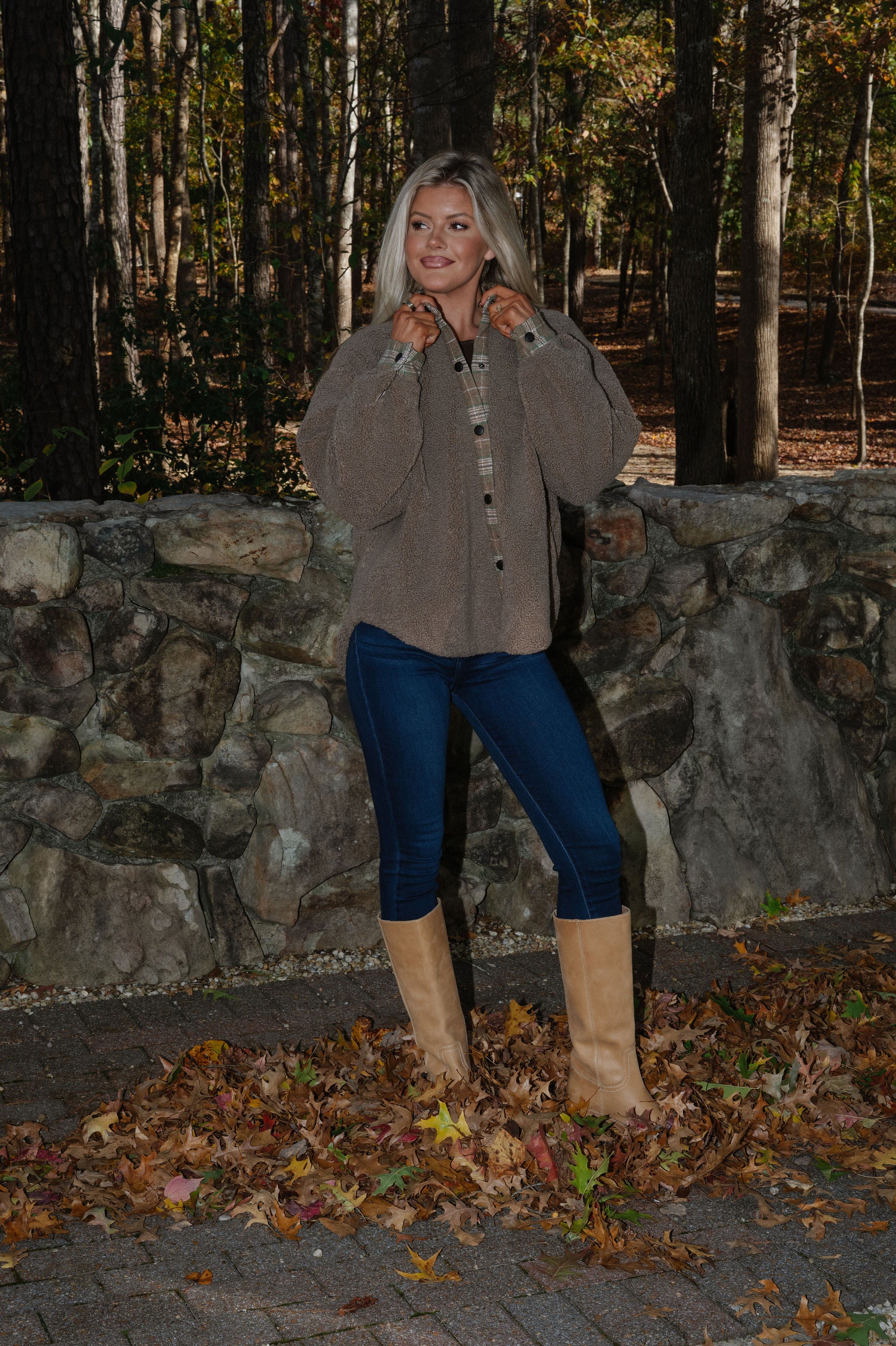 Duke Sherpa Jacket- Mocha