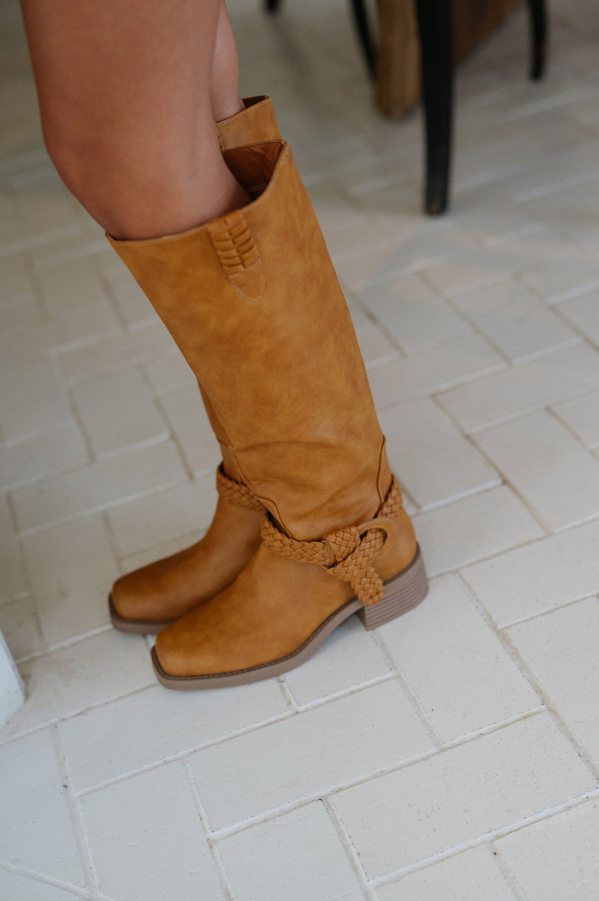 Cheyenne Riding Boots-Honey