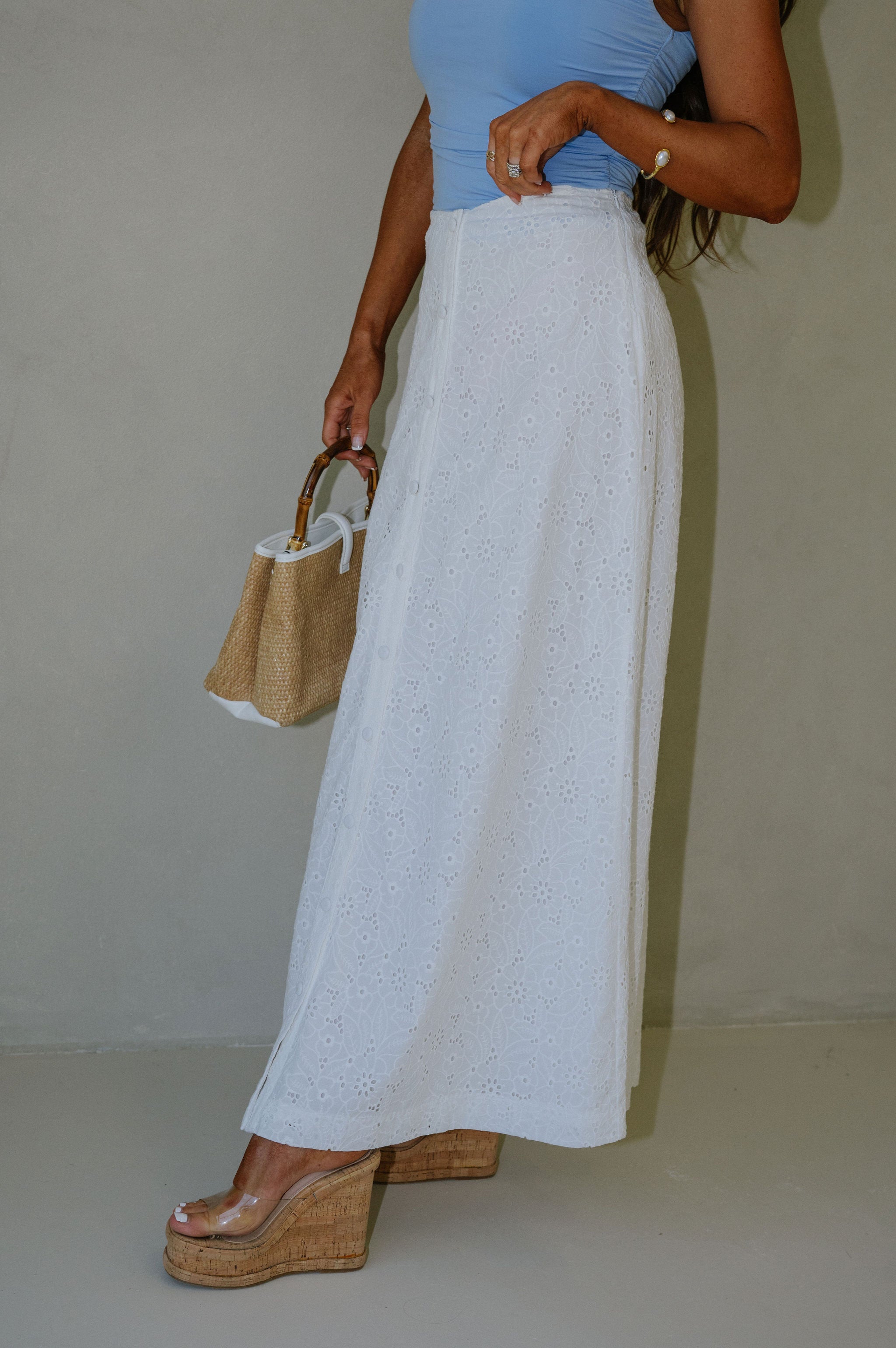 Savvy Skirt- Ivory