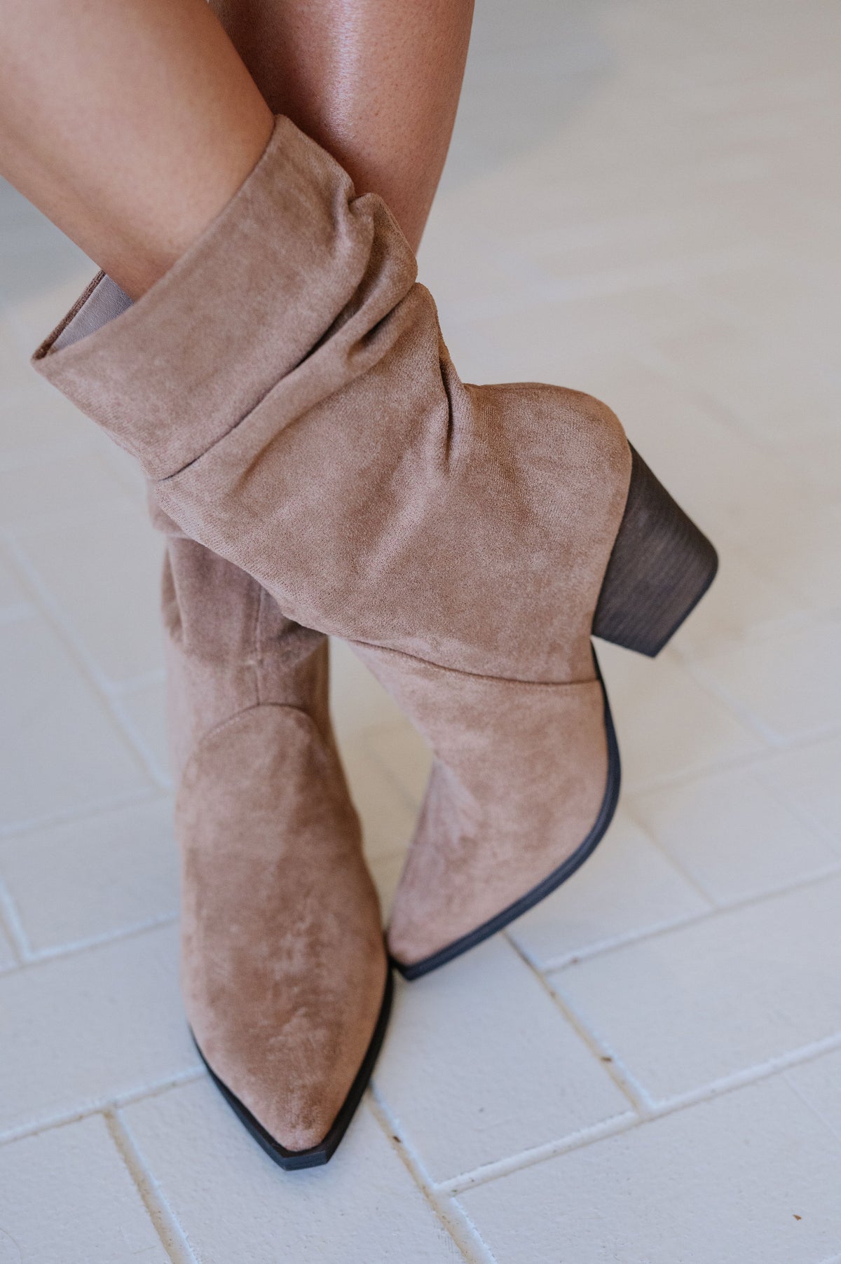 Letty Slouch Boot-Latte