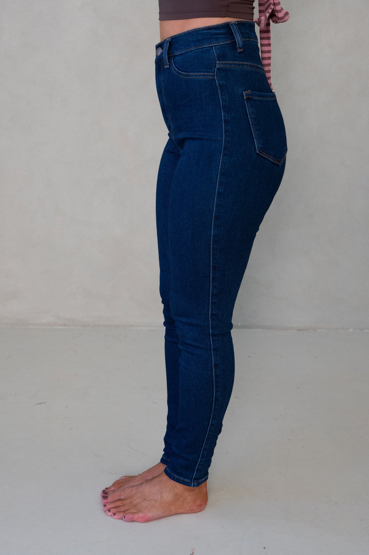 Stacy Skinny Jeans-Dark Wash
