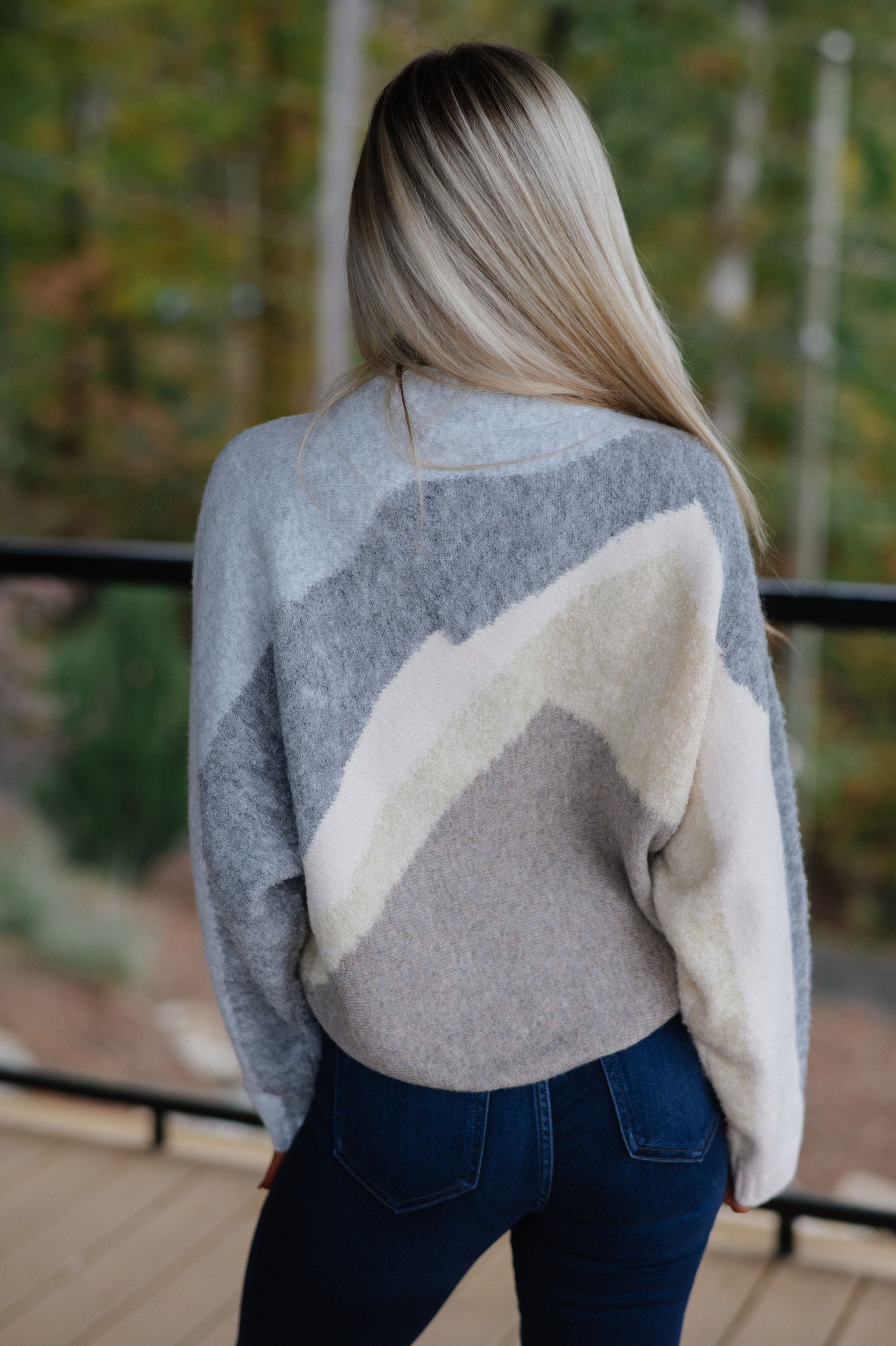 Perry Sweater-Grey/Tan