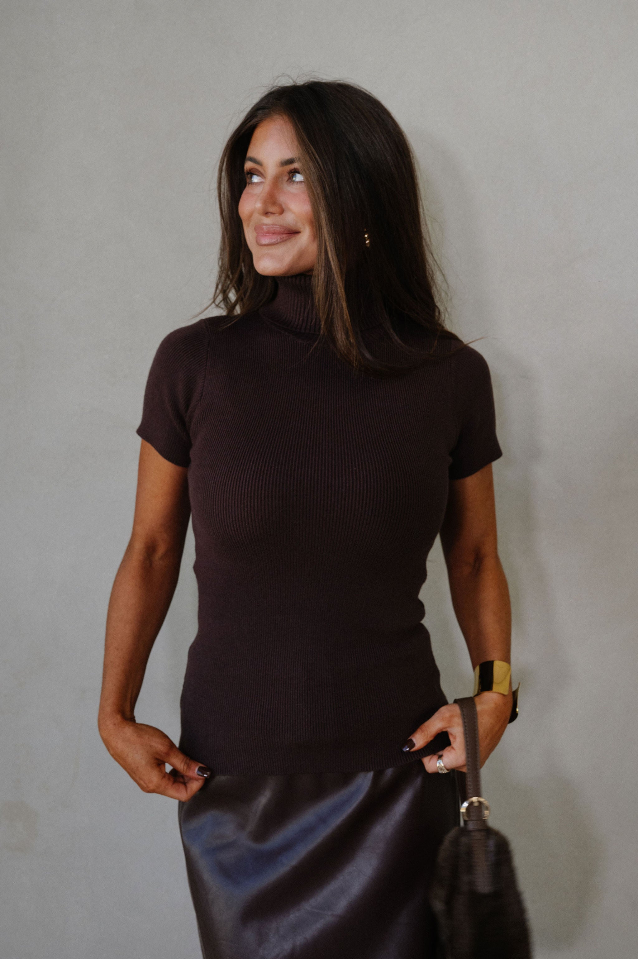 Monica Sweater-Coffee