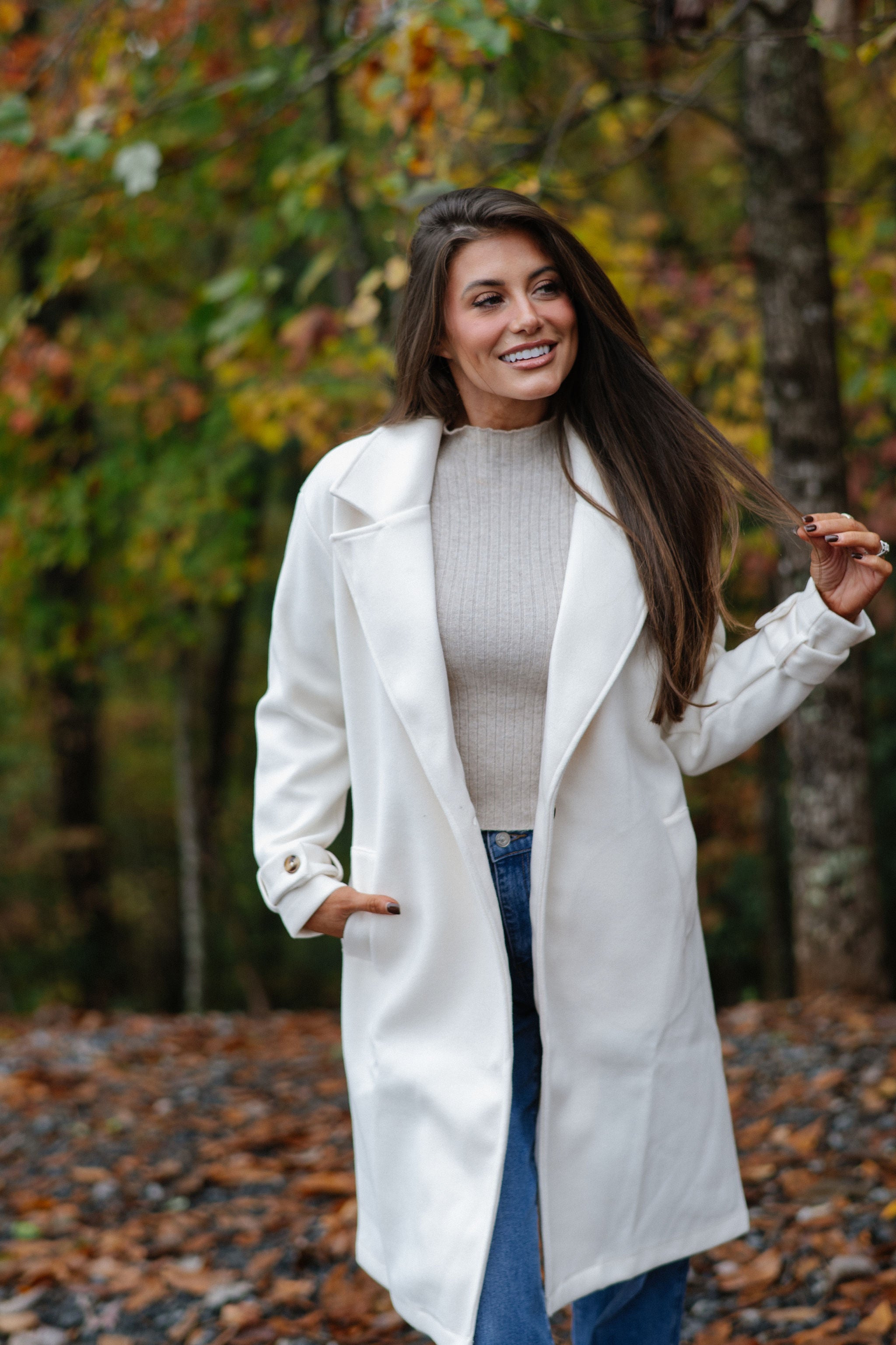 Rollis Coat-Ivory