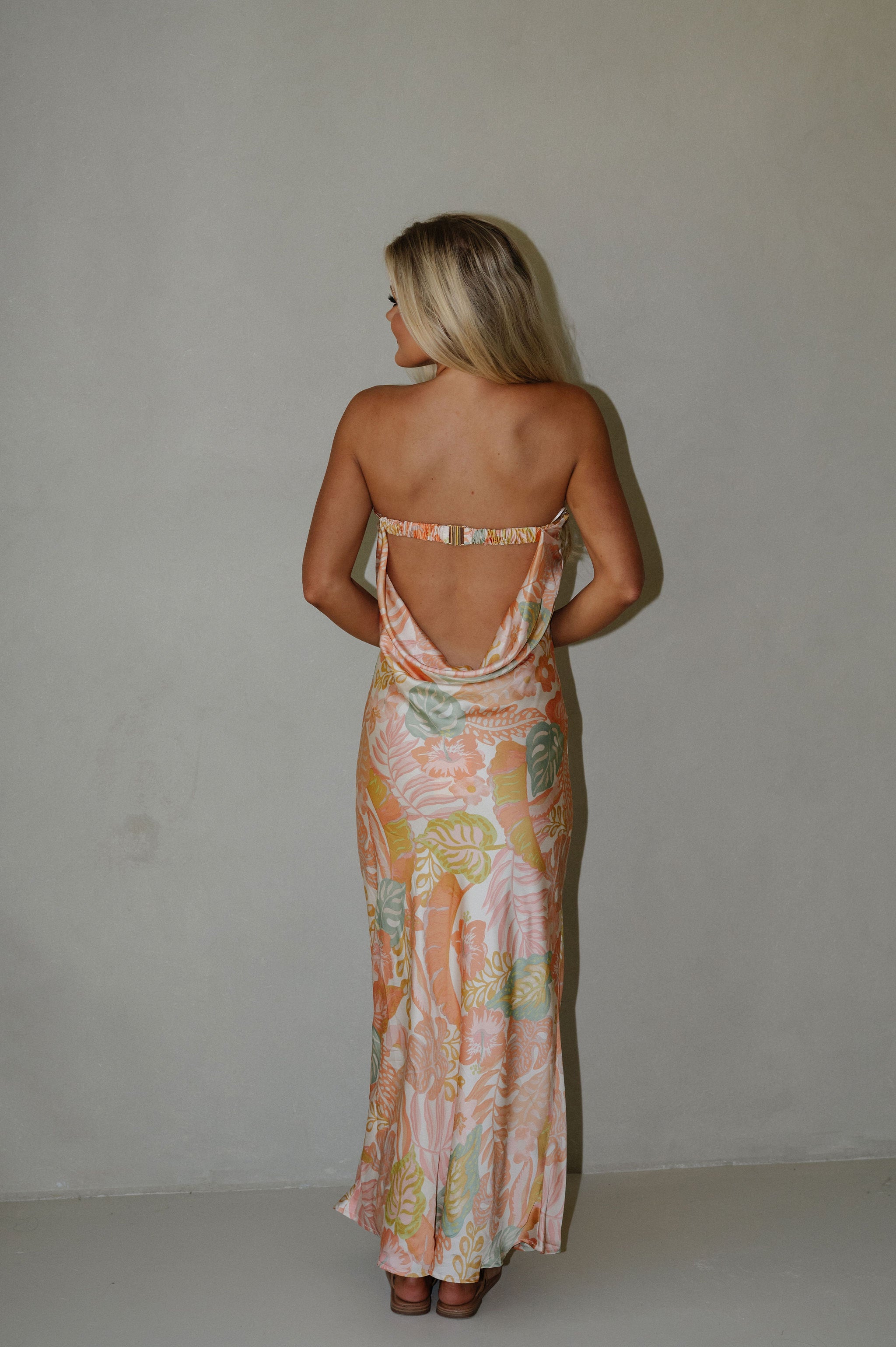Apricot Bellini Maxi Dress