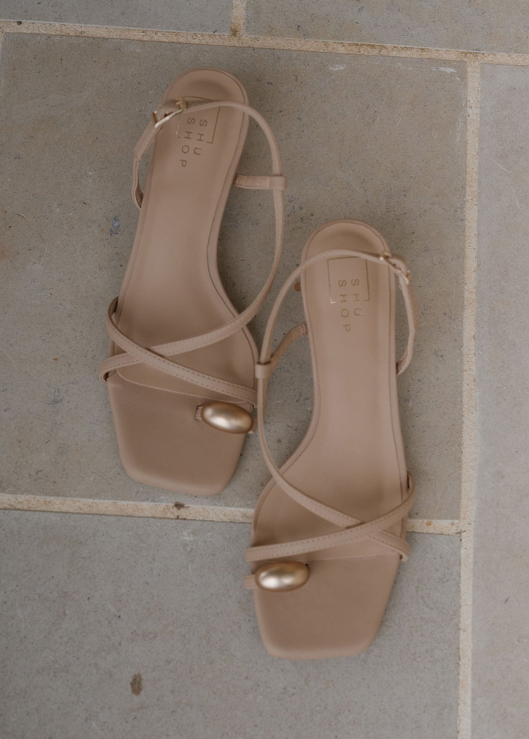 Harper Kitten Heel-Nude