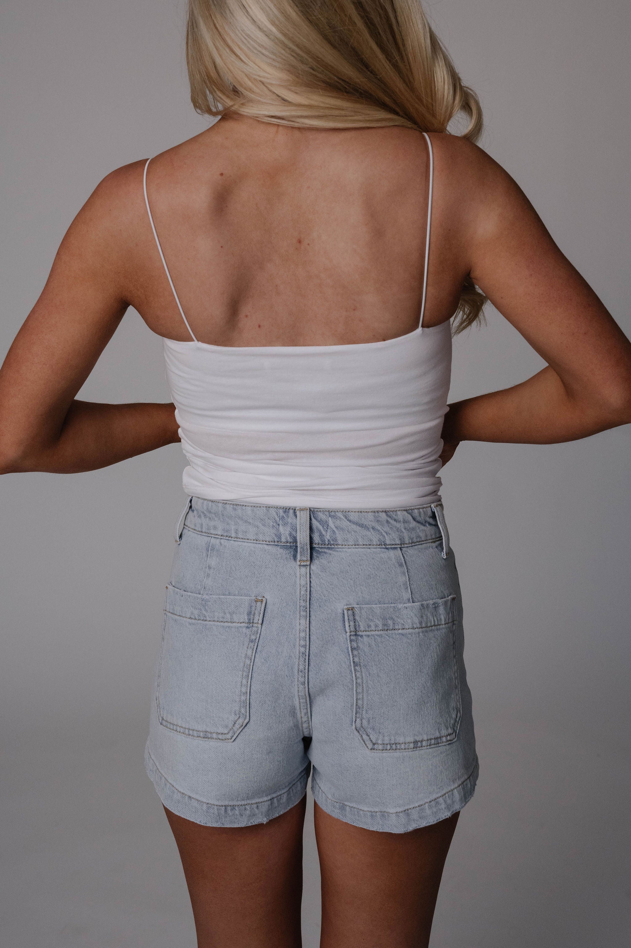 Camille Tank Top-White