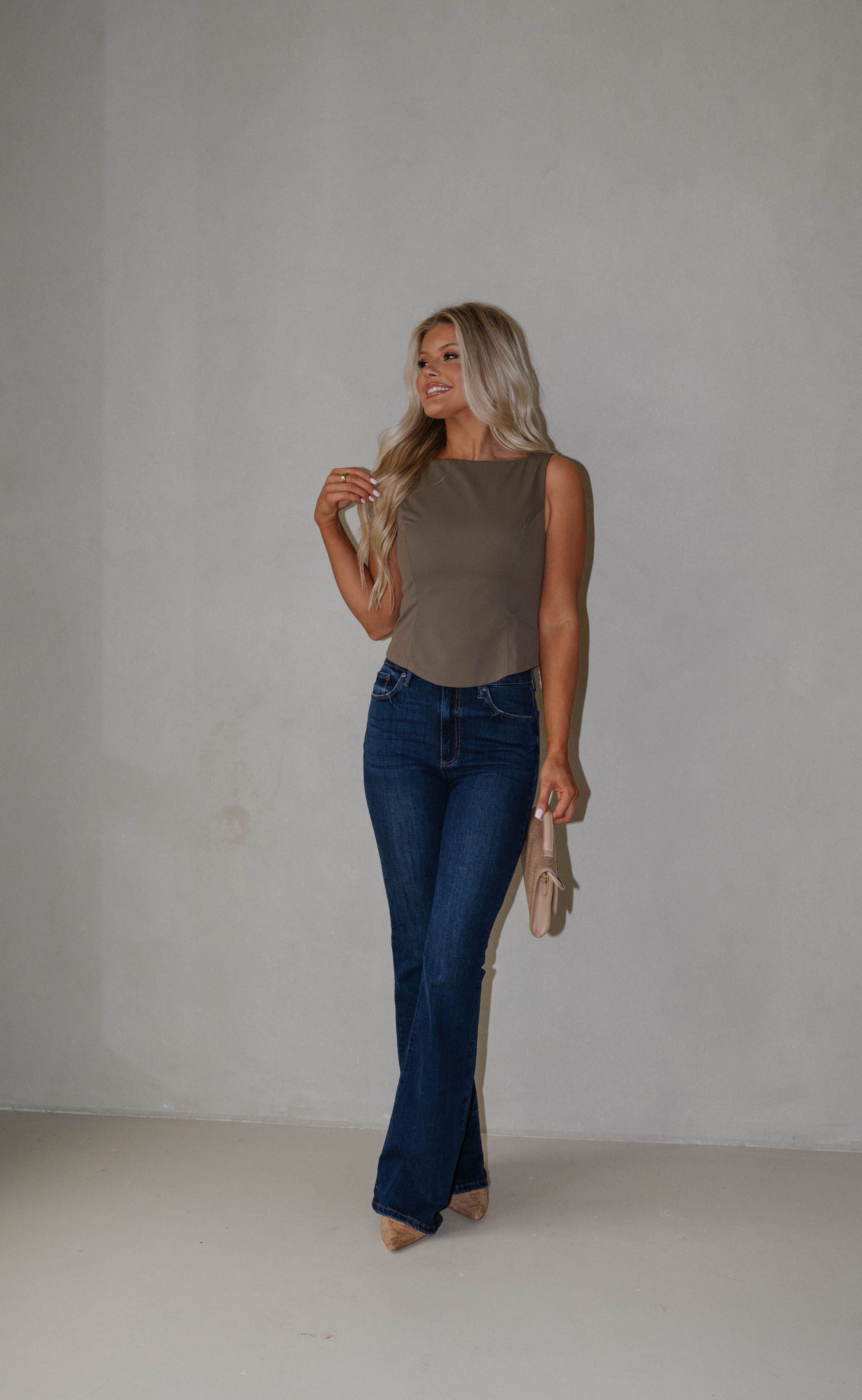 Jameson Top-Olive